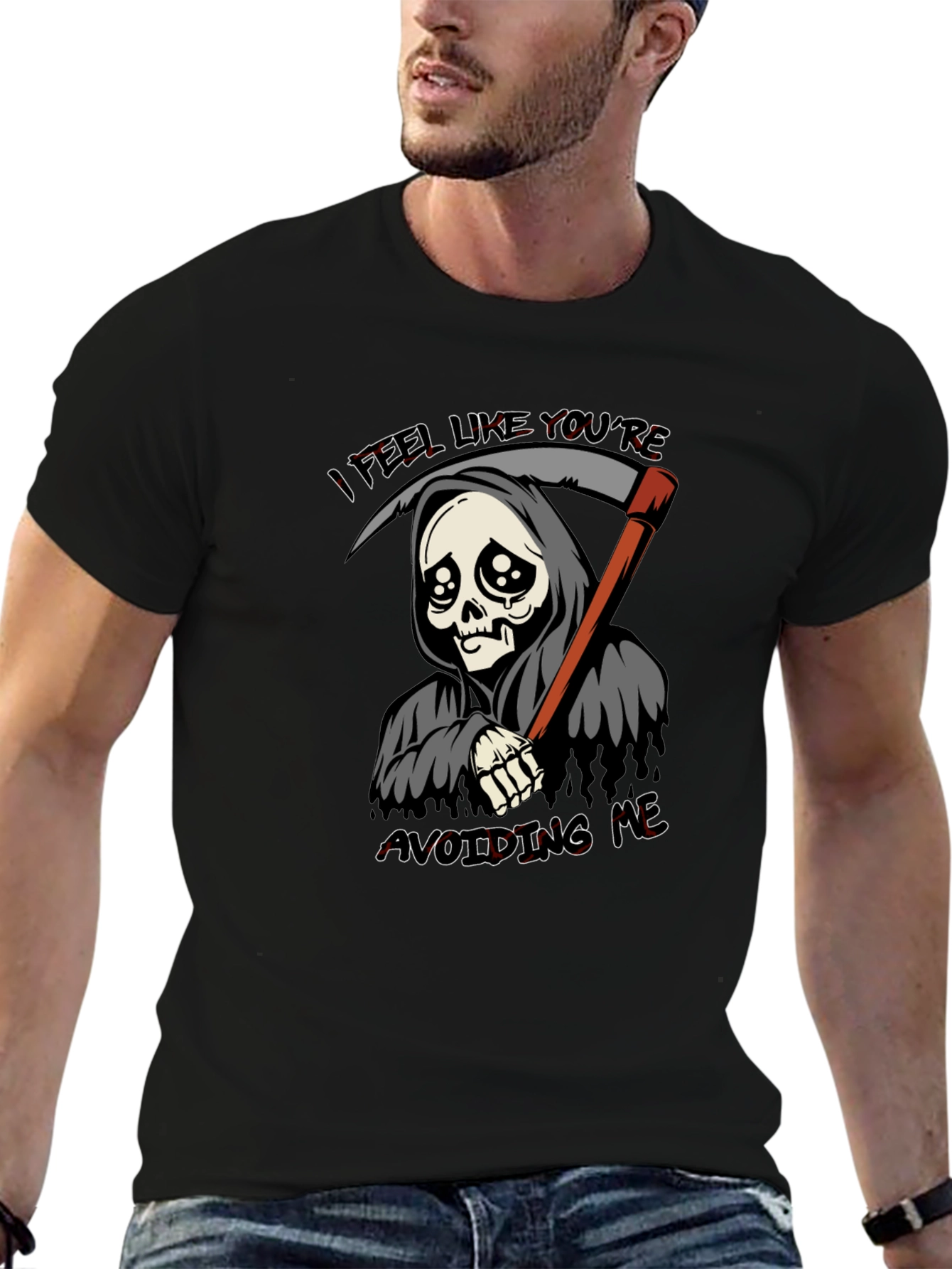 Sad Reaper T-Shirt - Avoiding Me Tee