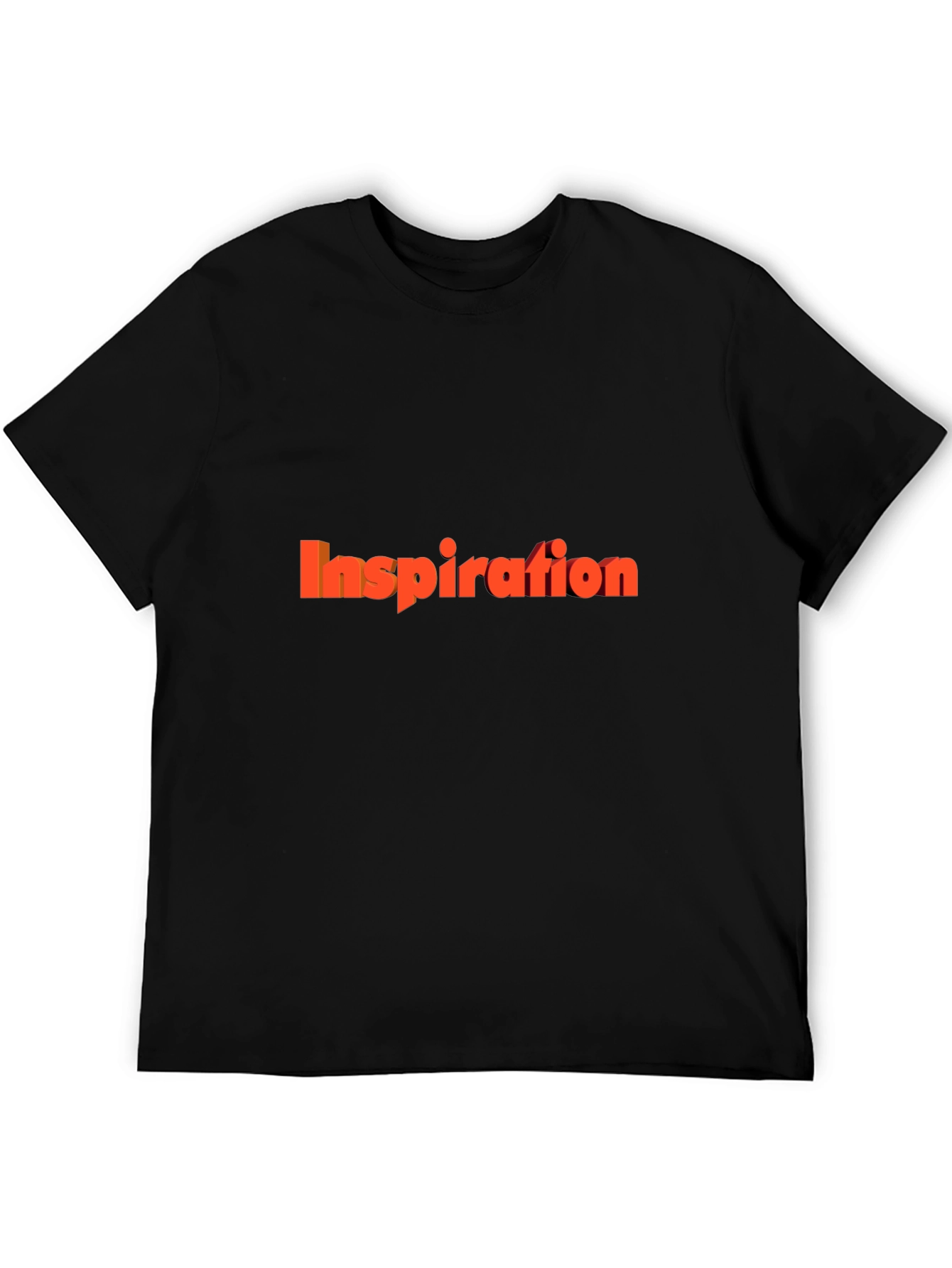 Inspiration Graphic Tee - Black Cotton T-Shirt