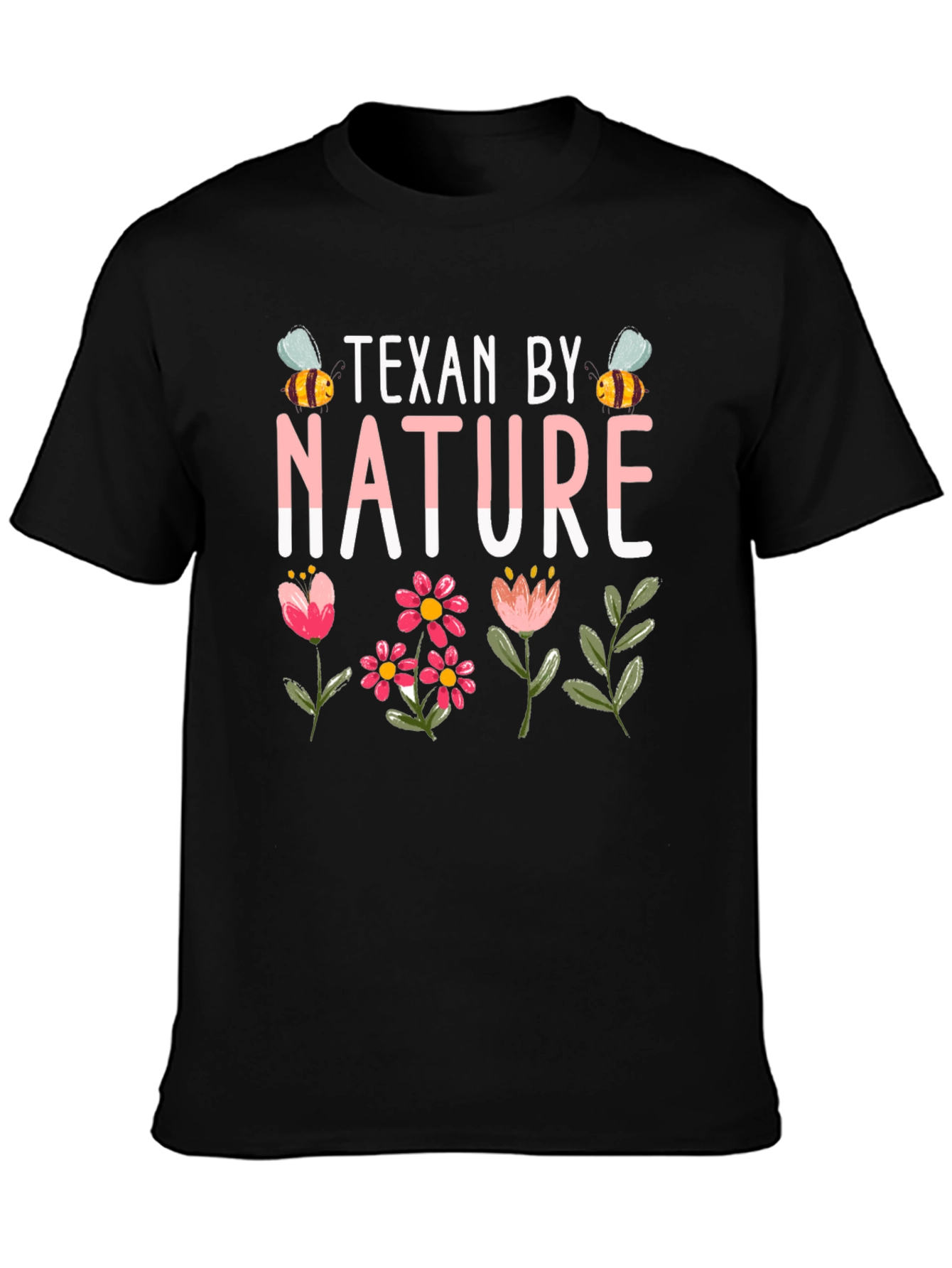 Texan By Nature Floral Graphic Tee
