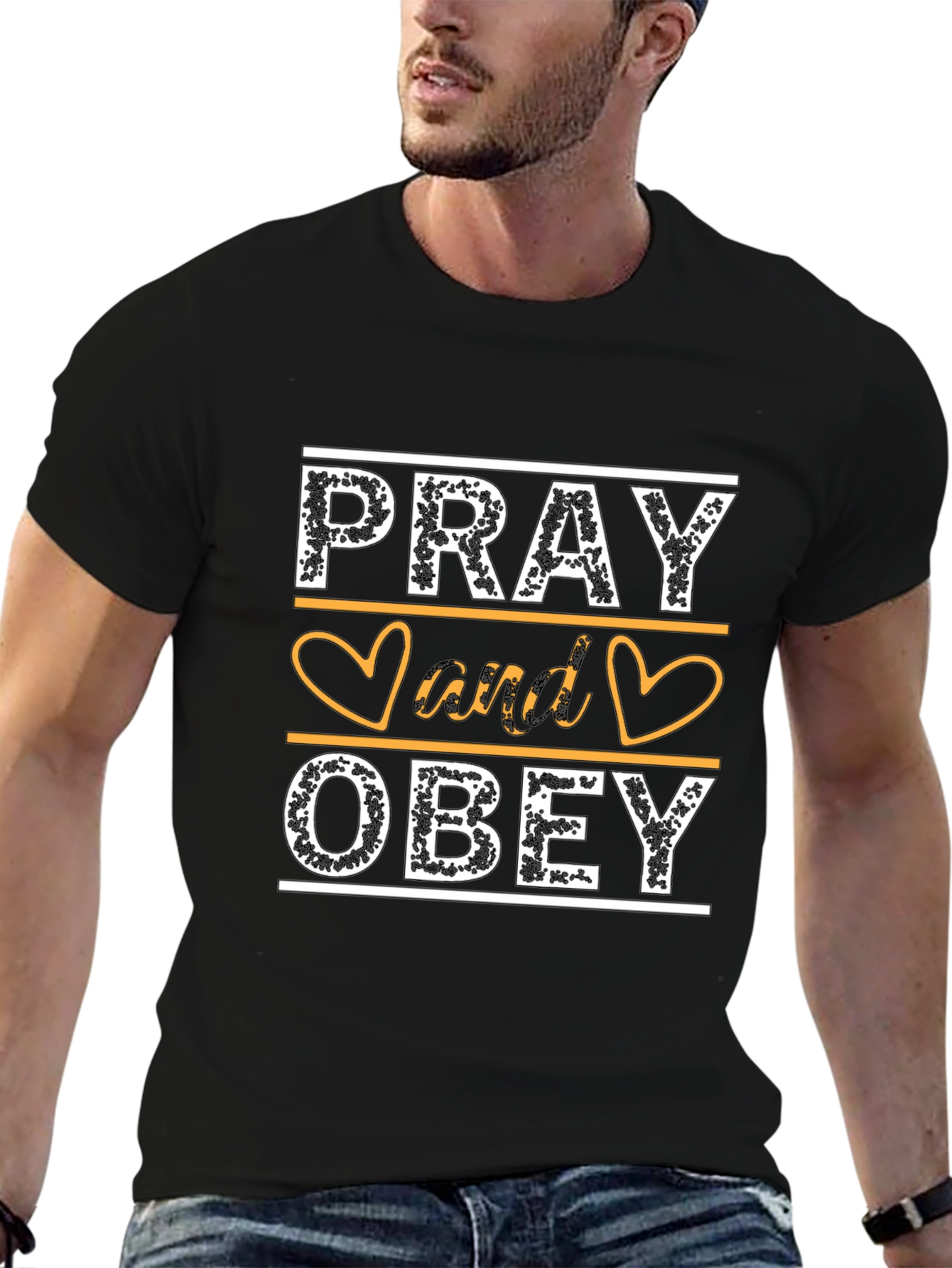 Pray and Obey Graphic T-Shirt