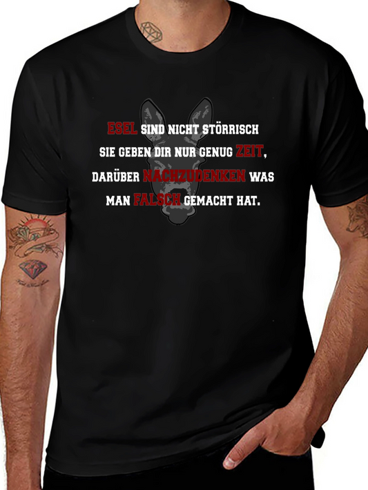 Funny German Donkey T-Shirt - Esel Sind Nicht Störrisch