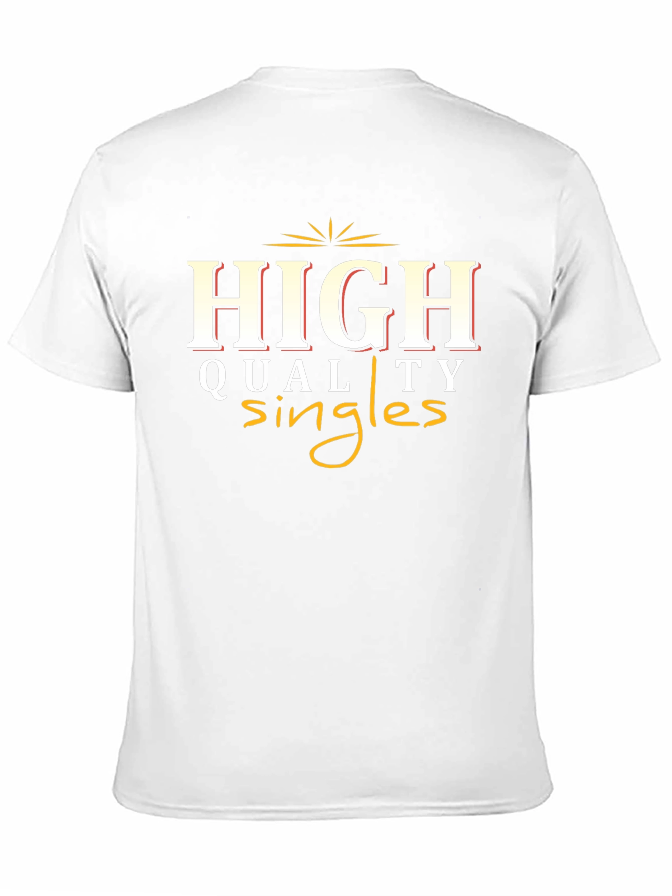 High Quality Singles Black Graphic Tee