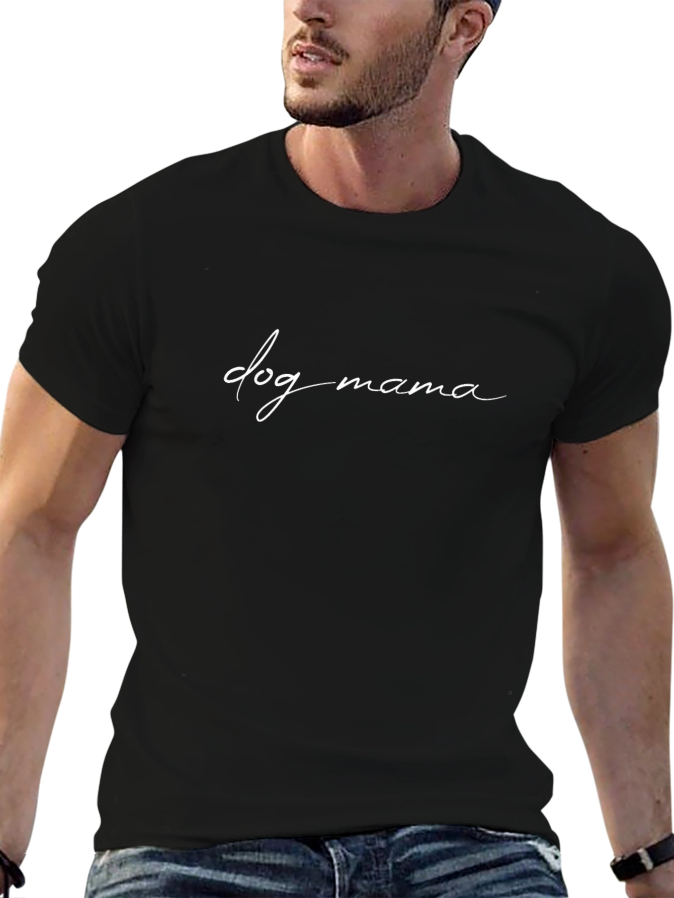 Dog Mama T-Shirt - Classic Black Tee