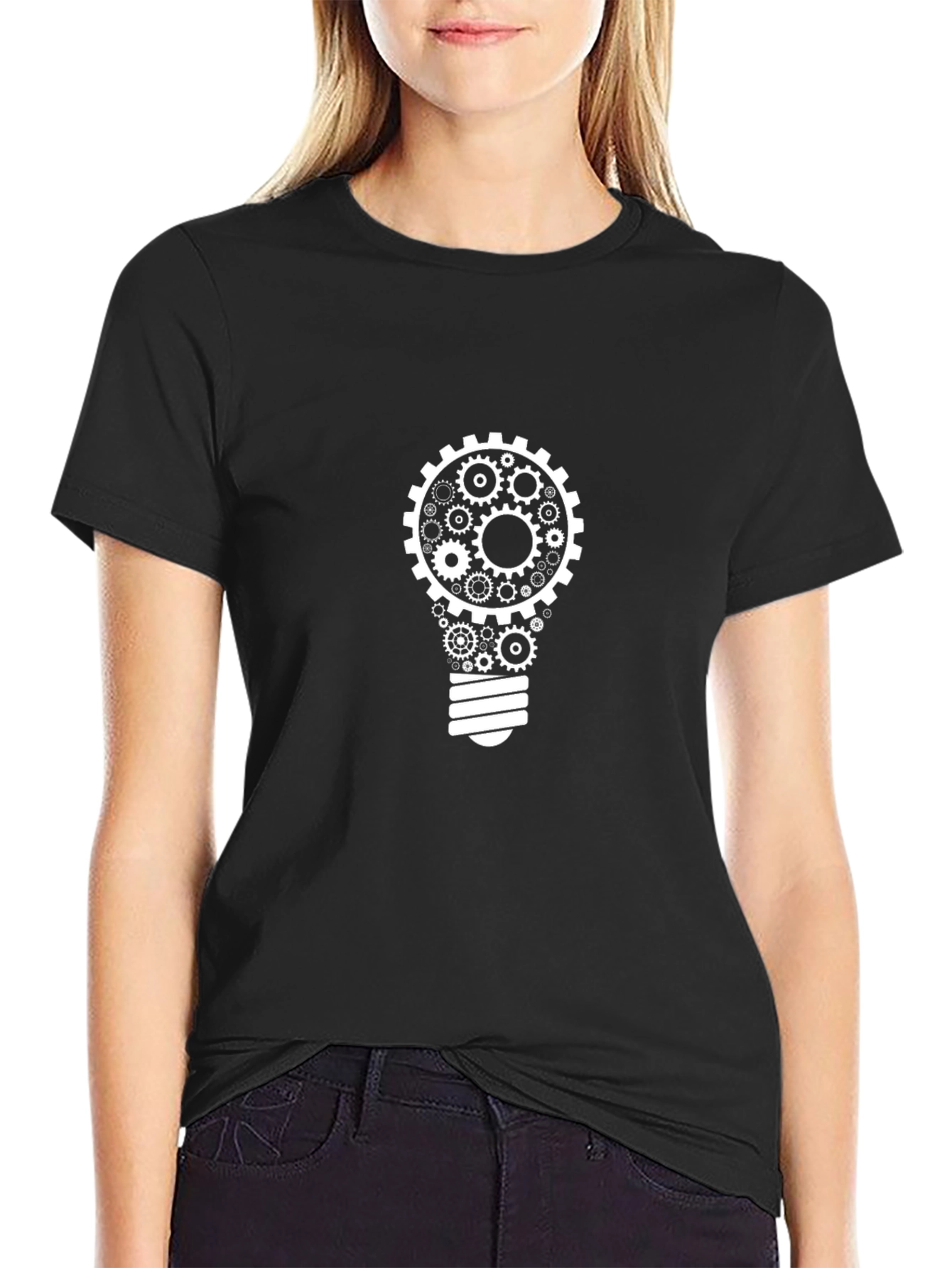 Gear Bulb T-Shirt - Innovative Idea Tee