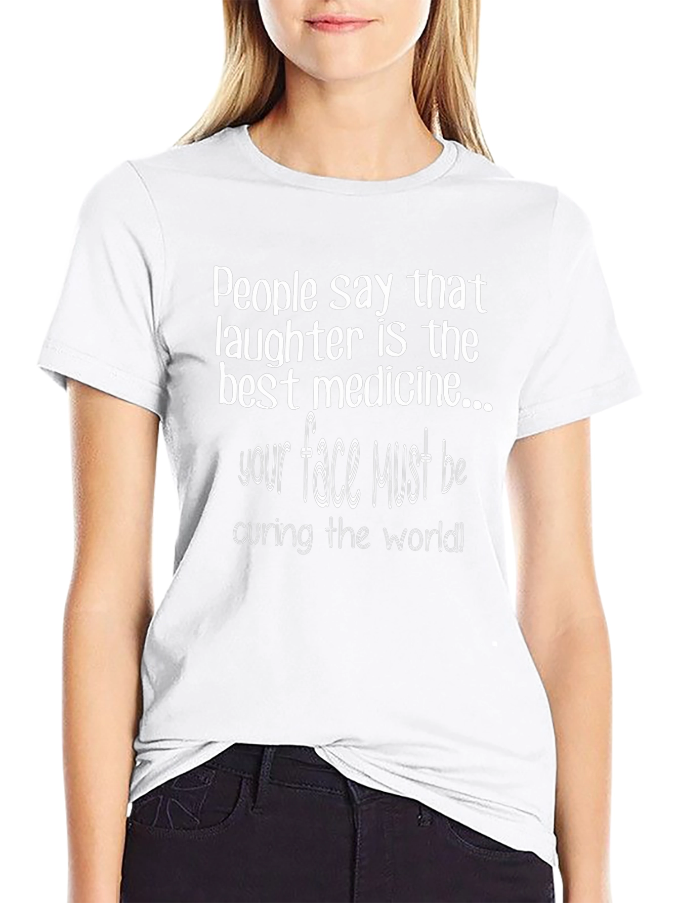 Humorous Graphic T-Shirt: Laughter is the Best Medicine