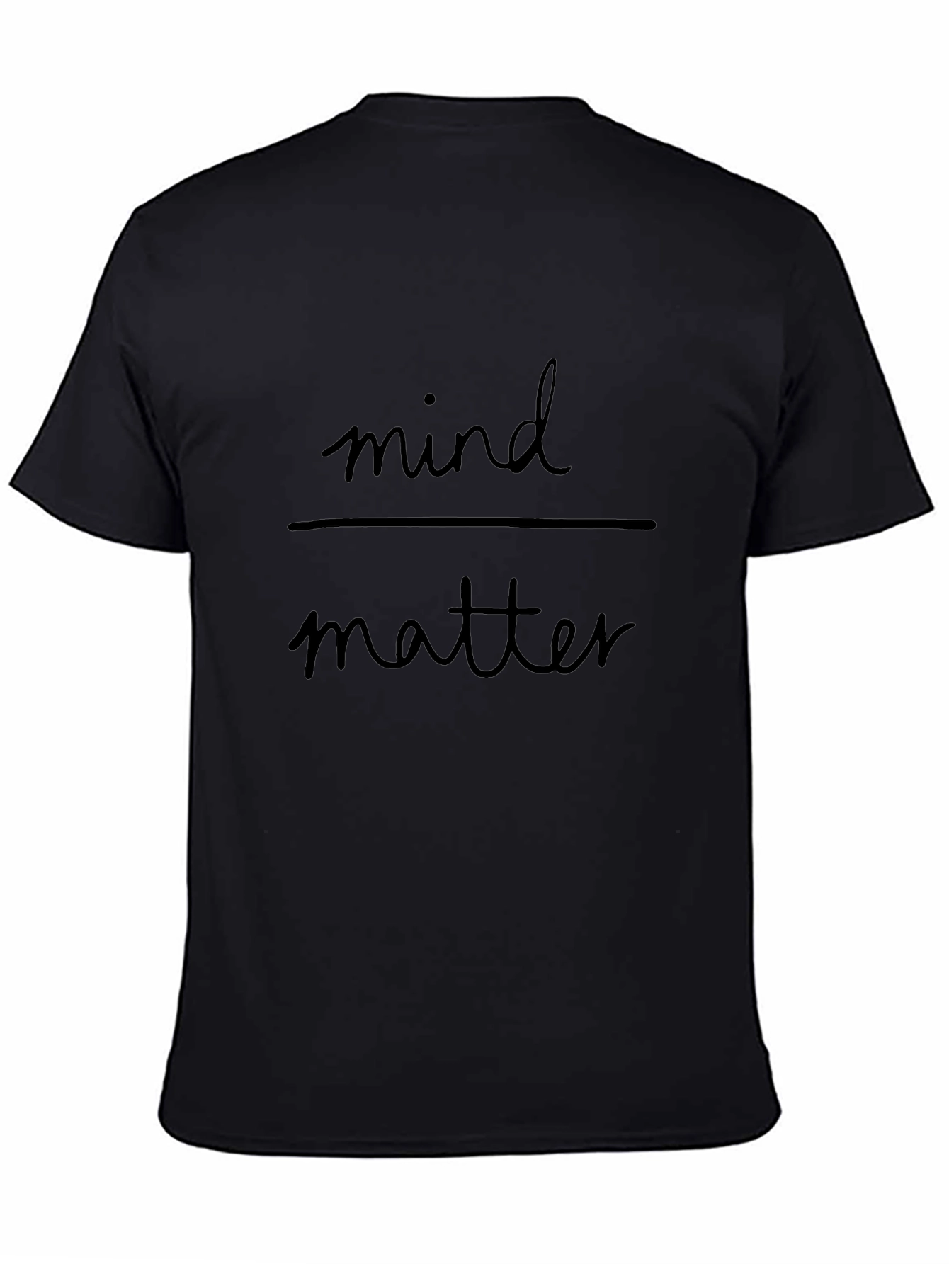 Mind Over Matter Graphic T-Shirt - Black