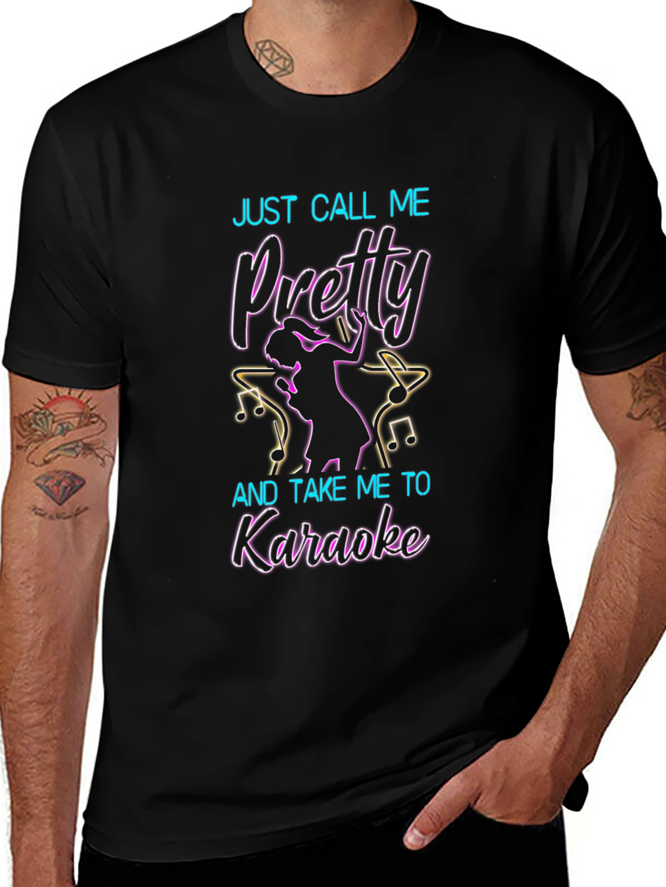 Just Call Me Pretty Karaoke T-Shirt