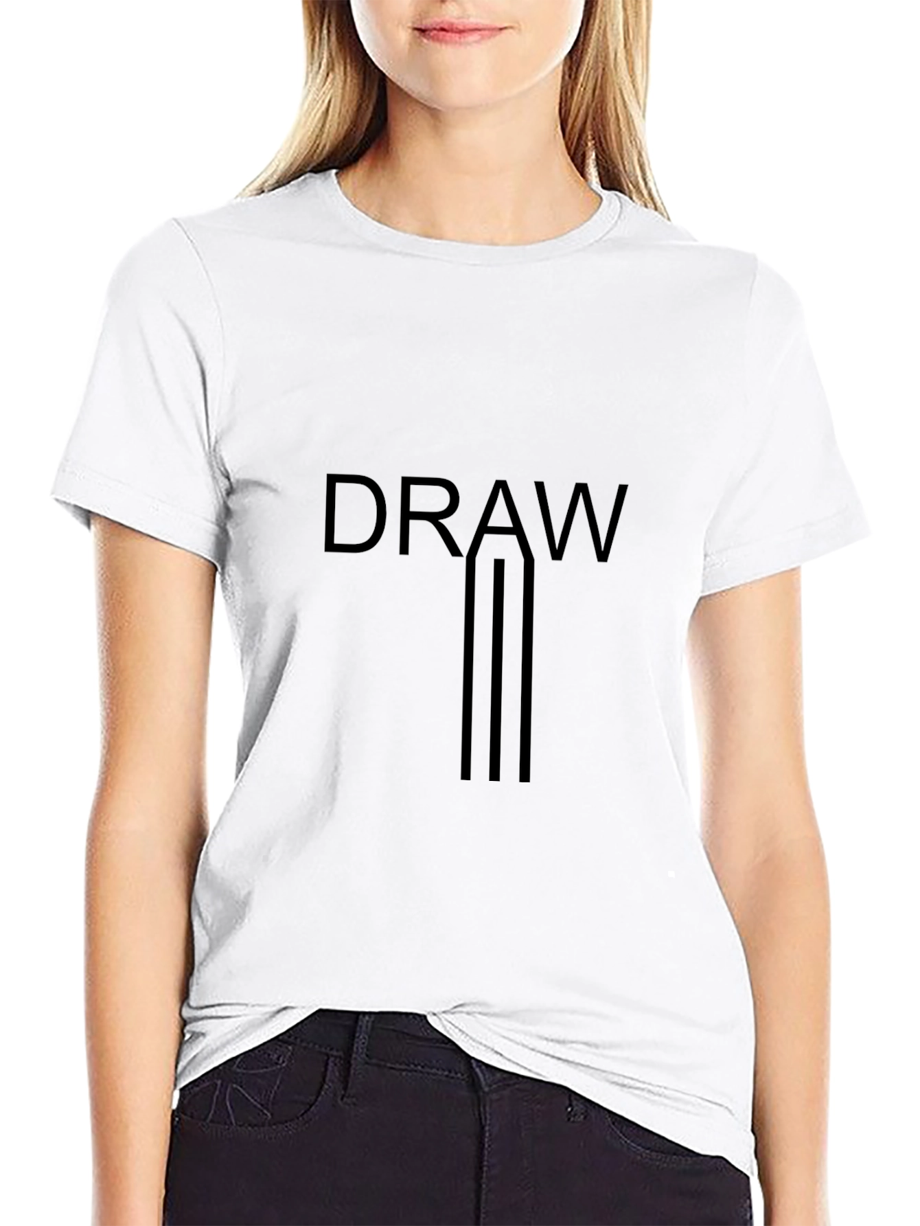 Draw Graphic Tee - Artistic Comfort