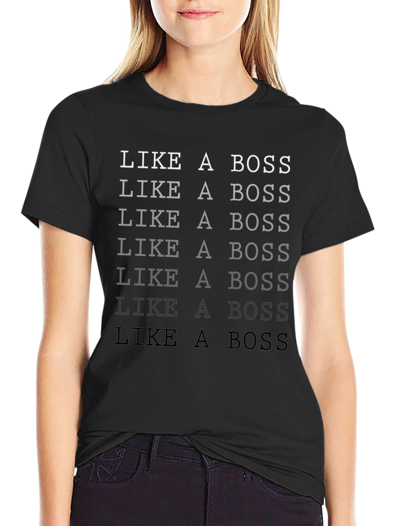 Like A Boss T-Shirt - Premium Graphic Tee