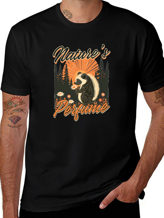 Natures Perfume Skunk Graphic Tee - Black