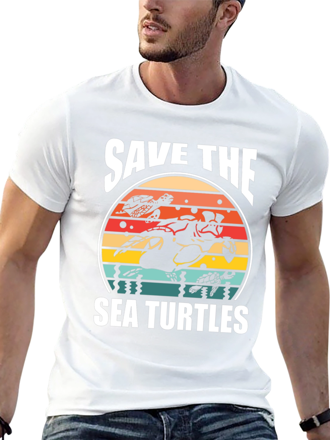 Save the Sea Turtles Graphic T-Shirt