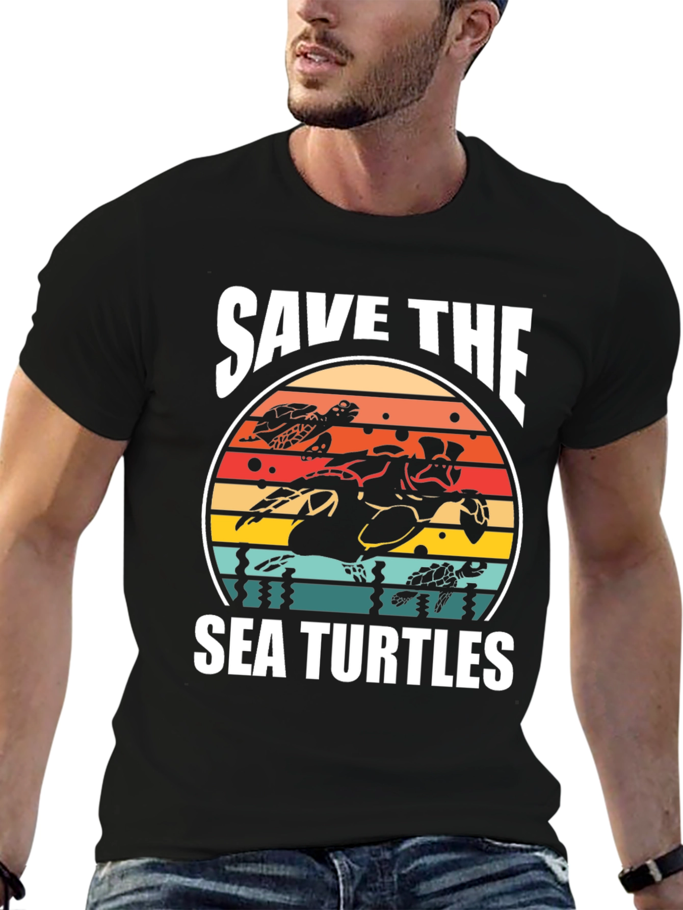 Save the Sea Turtles Graphic T-Shirt