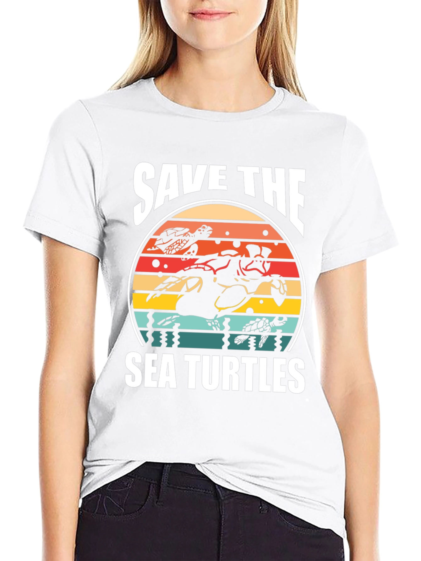 Save the Sea Turtles Graphic T-Shirt