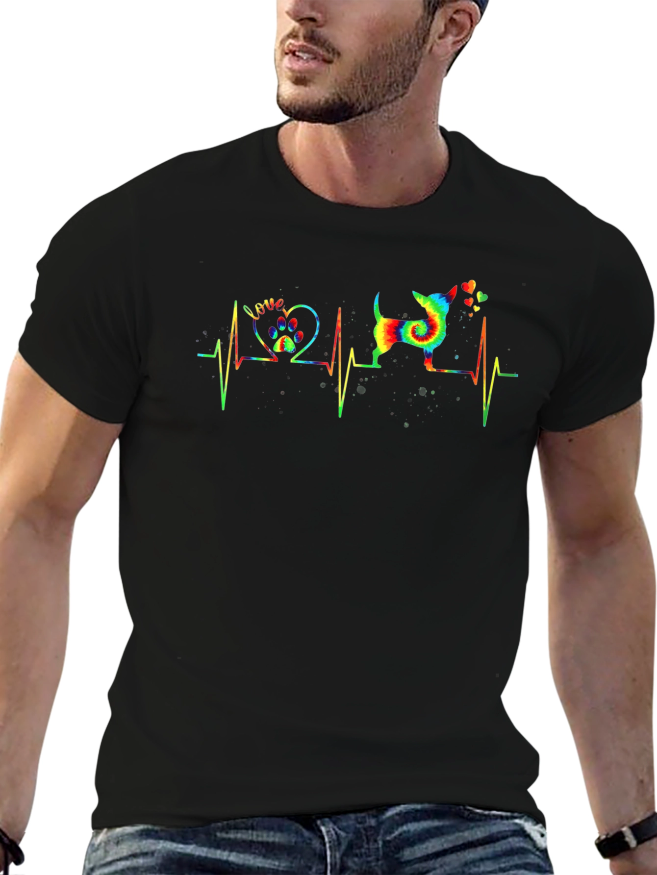 Dog Love Heartbeat T-Shirt