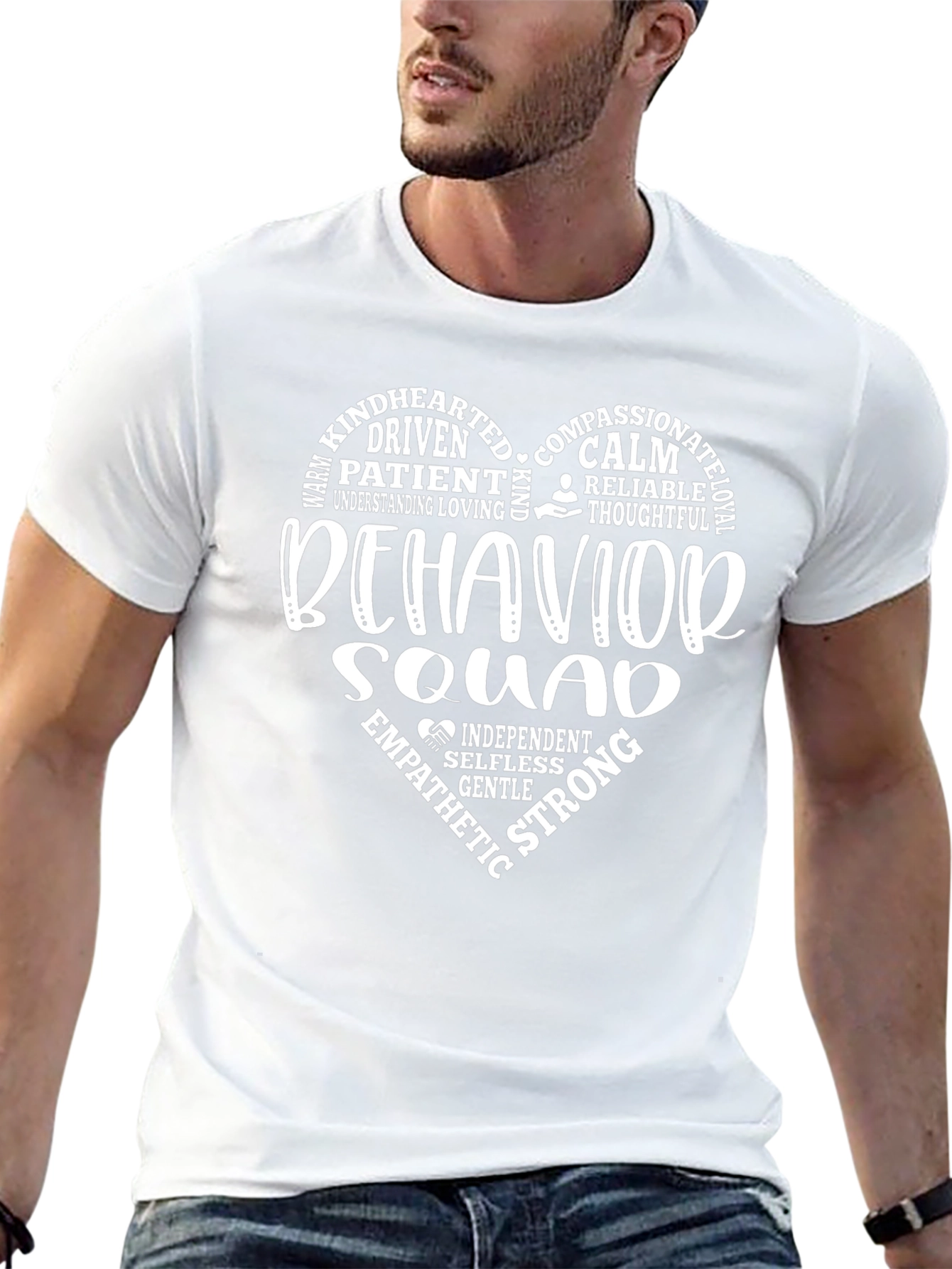Behavior Squad Heart Tee - Kind Driven Empathetic