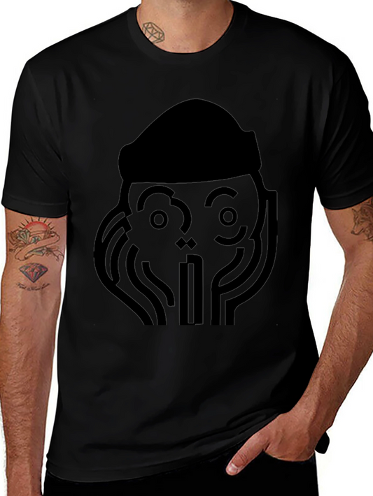 Graphic Tee - Abstract Face Design