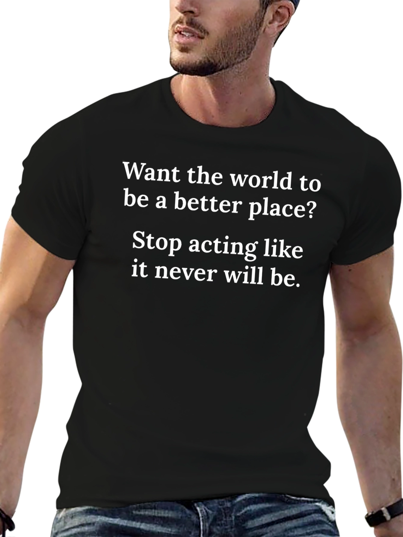 World Improvement Graphic T-Shirt