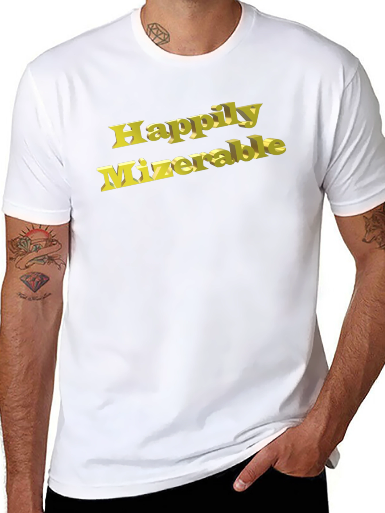 Happily Miserable Graphic Tee