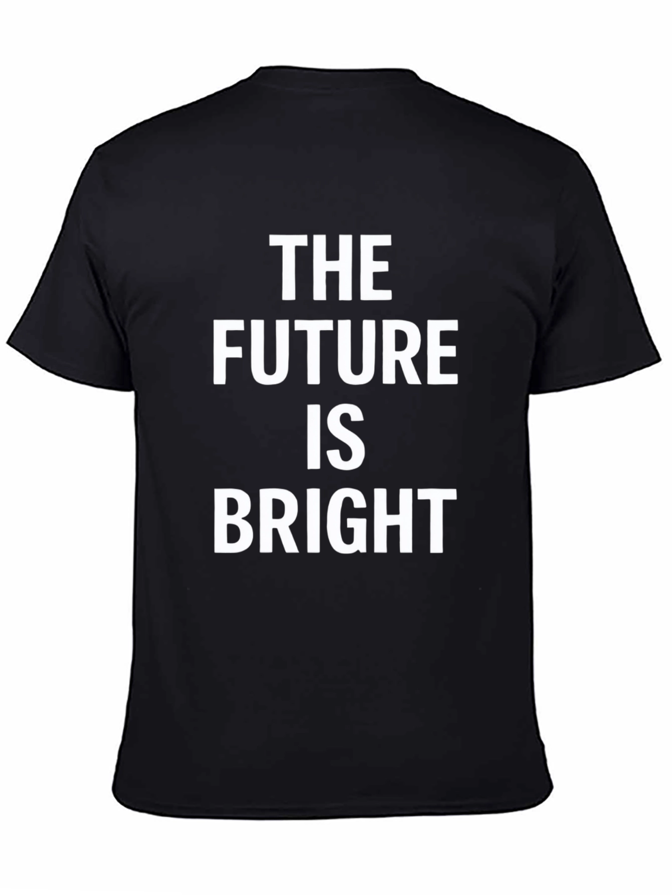 The Future Is Bright Graphic Tee - Black T-Shirt