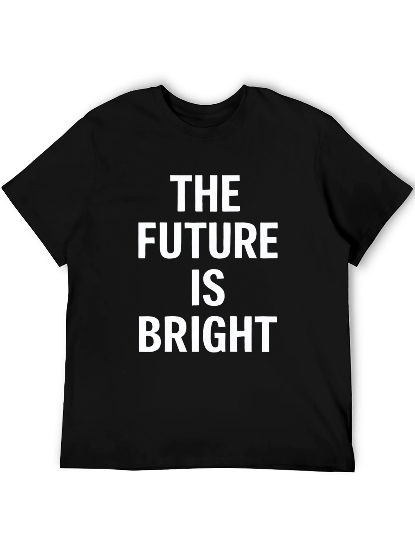 The Future Is Bright Graphic Tee - Black T-Shirt