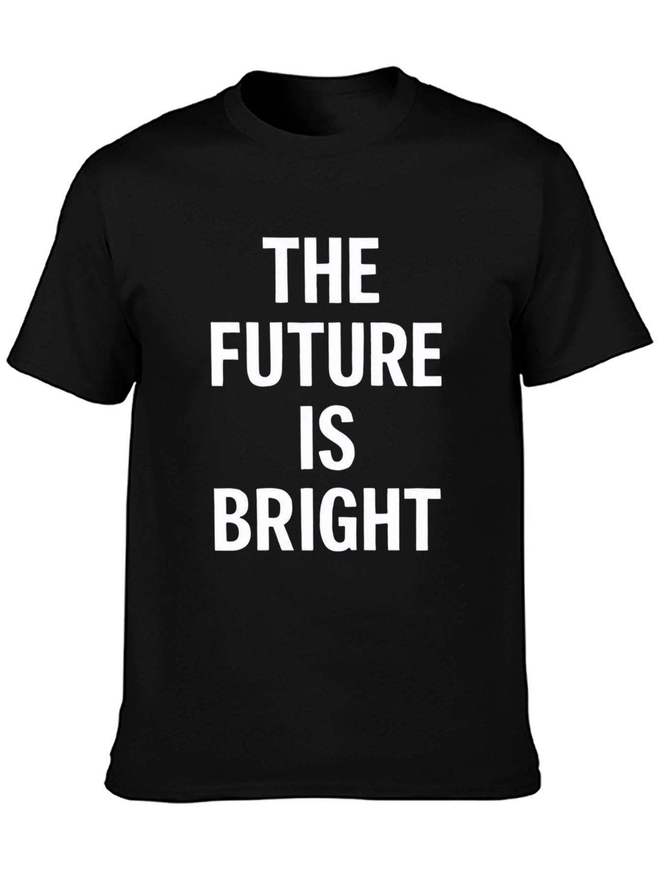 The Future Is Bright Graphic Tee - Black T-Shirt