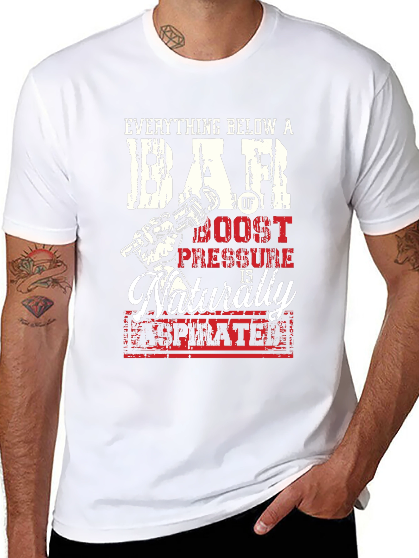 Everything Below a BAR Boost Pressure T-Shirt