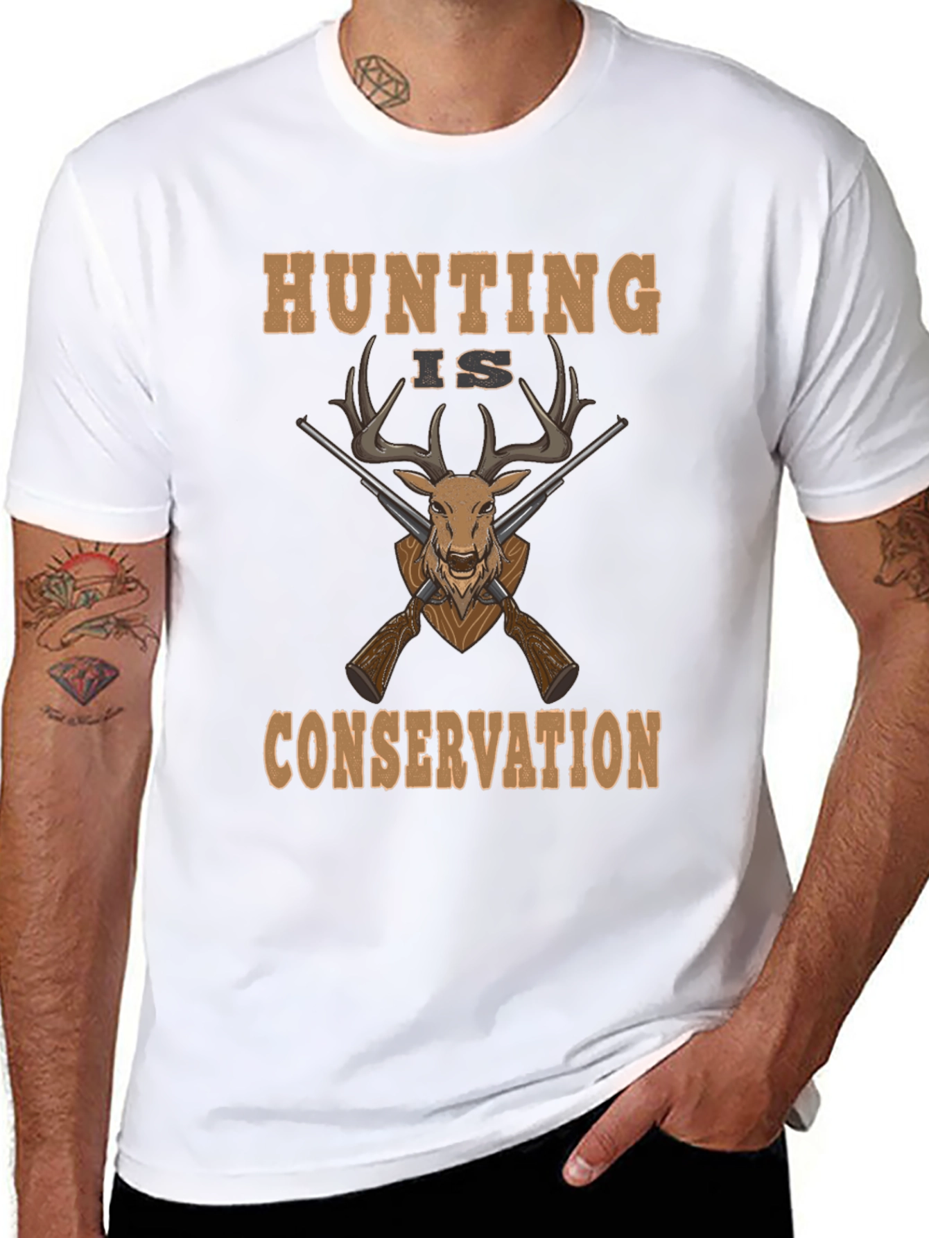 Hunting is Conservation Graphic T-Shirt