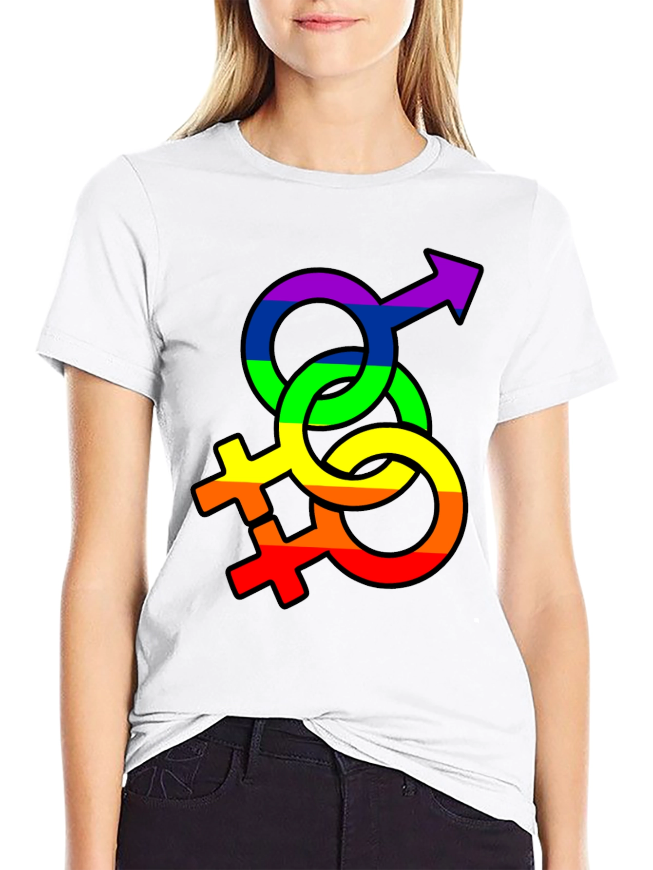 Rainbow LGBTQ+ Symbol T-Shirt