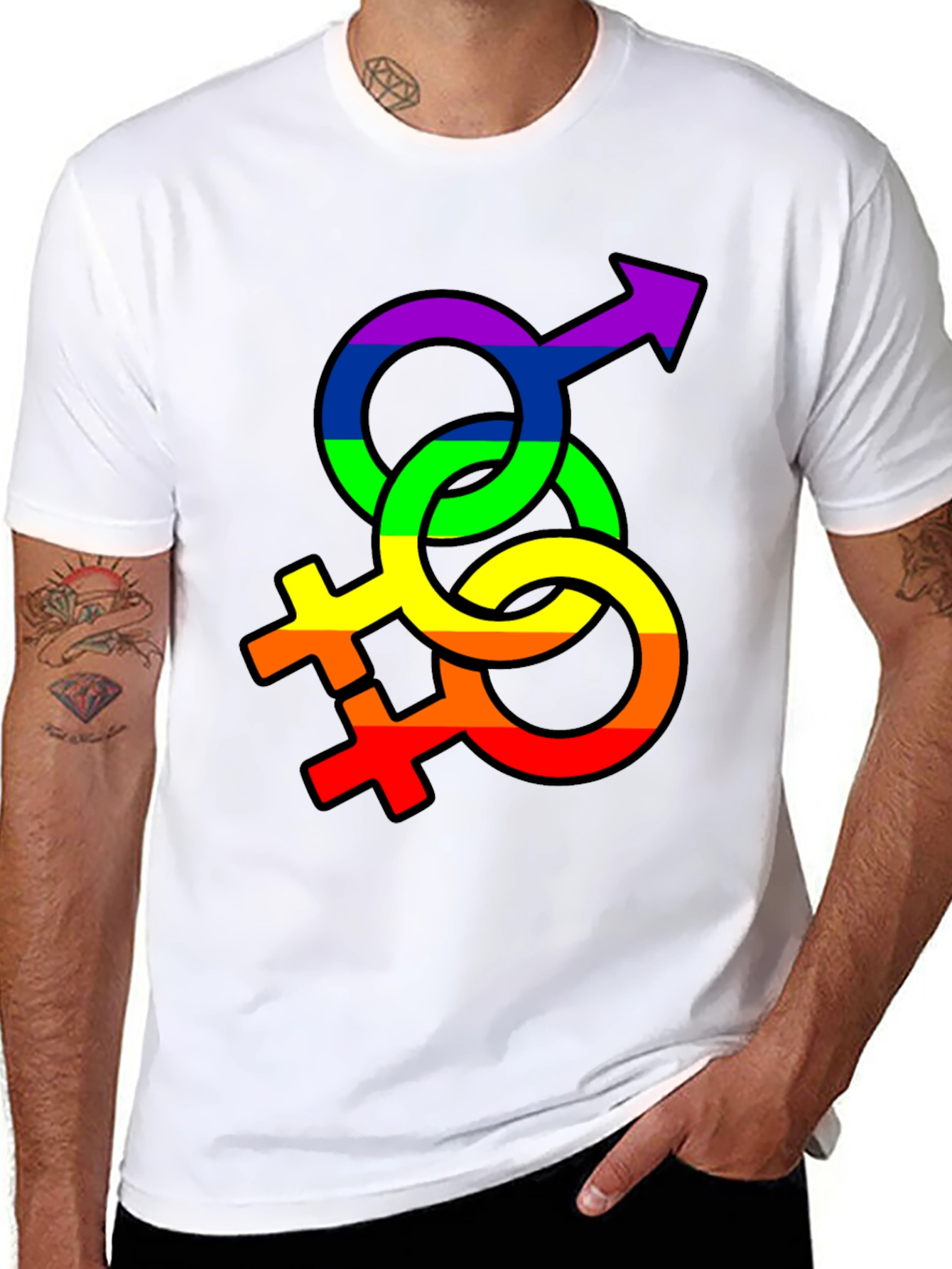 Rainbow LGBTQ+ Symbol T-Shirt