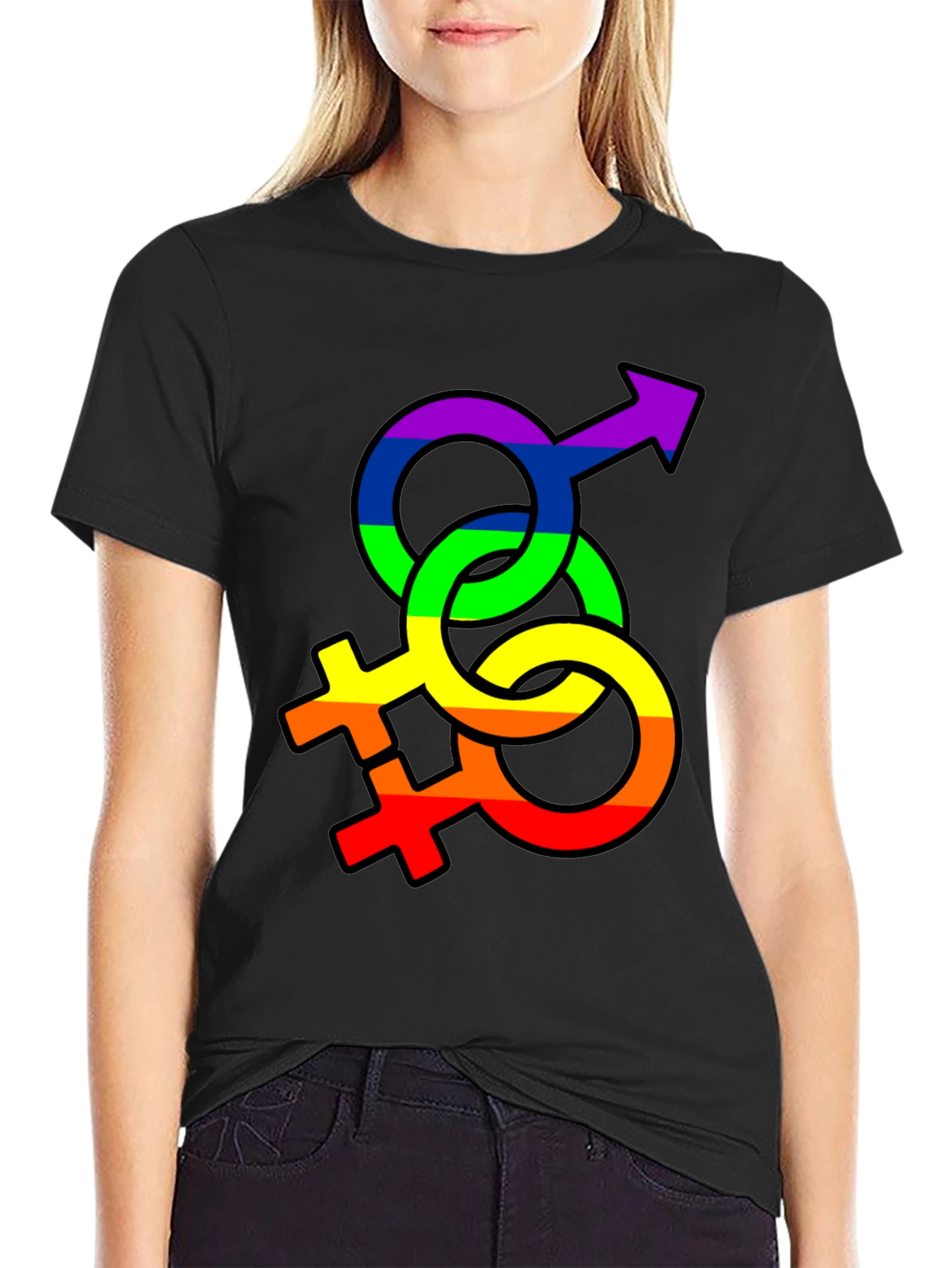 Rainbow LGBTQ+ Symbol T-Shirt