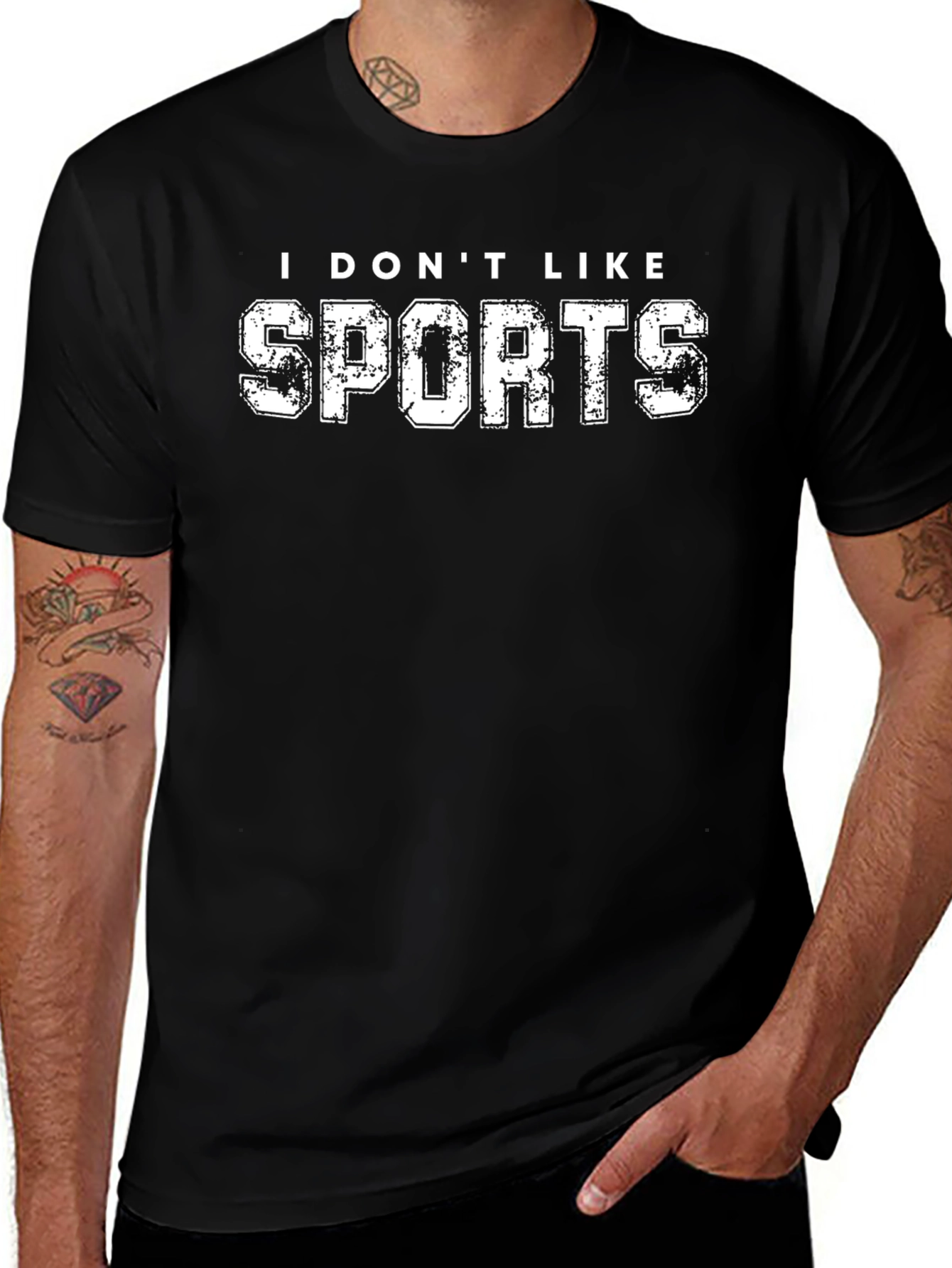 I DONT LIKE SPORTS - Funny Sarcastic T-Shirt