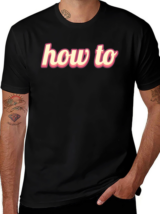 How To Graphic Print T-Shirt - Stylish Retro Tee