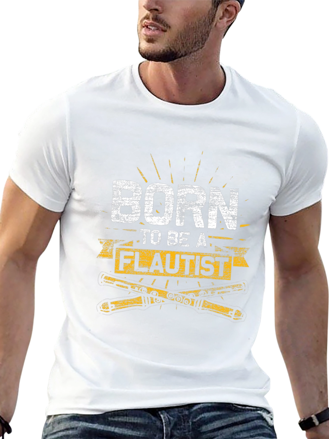 Born to be a Flautist Graphic T-Shirt