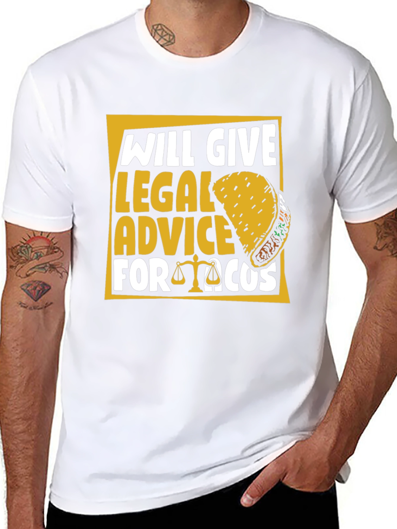 Legal Advice for Tacos Graphic Tee