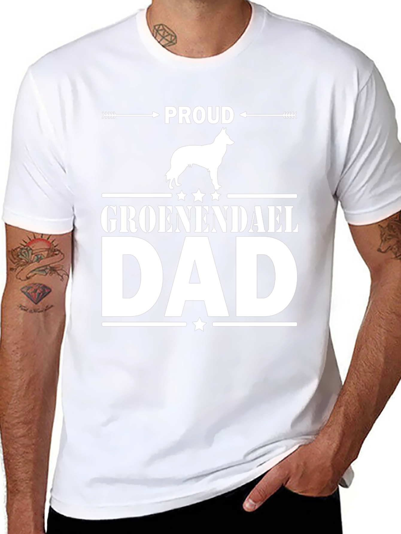 Proud Groenendael Dad T-Shirt
