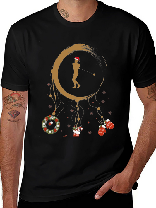 Festive Golfer Dreamcatcher T-Shirt