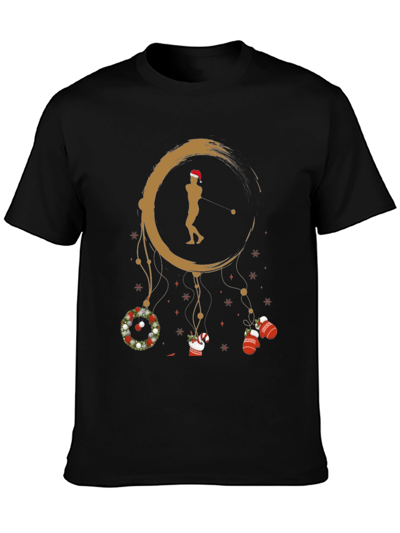 Festive Golfer Dreamcatcher T-Shirt