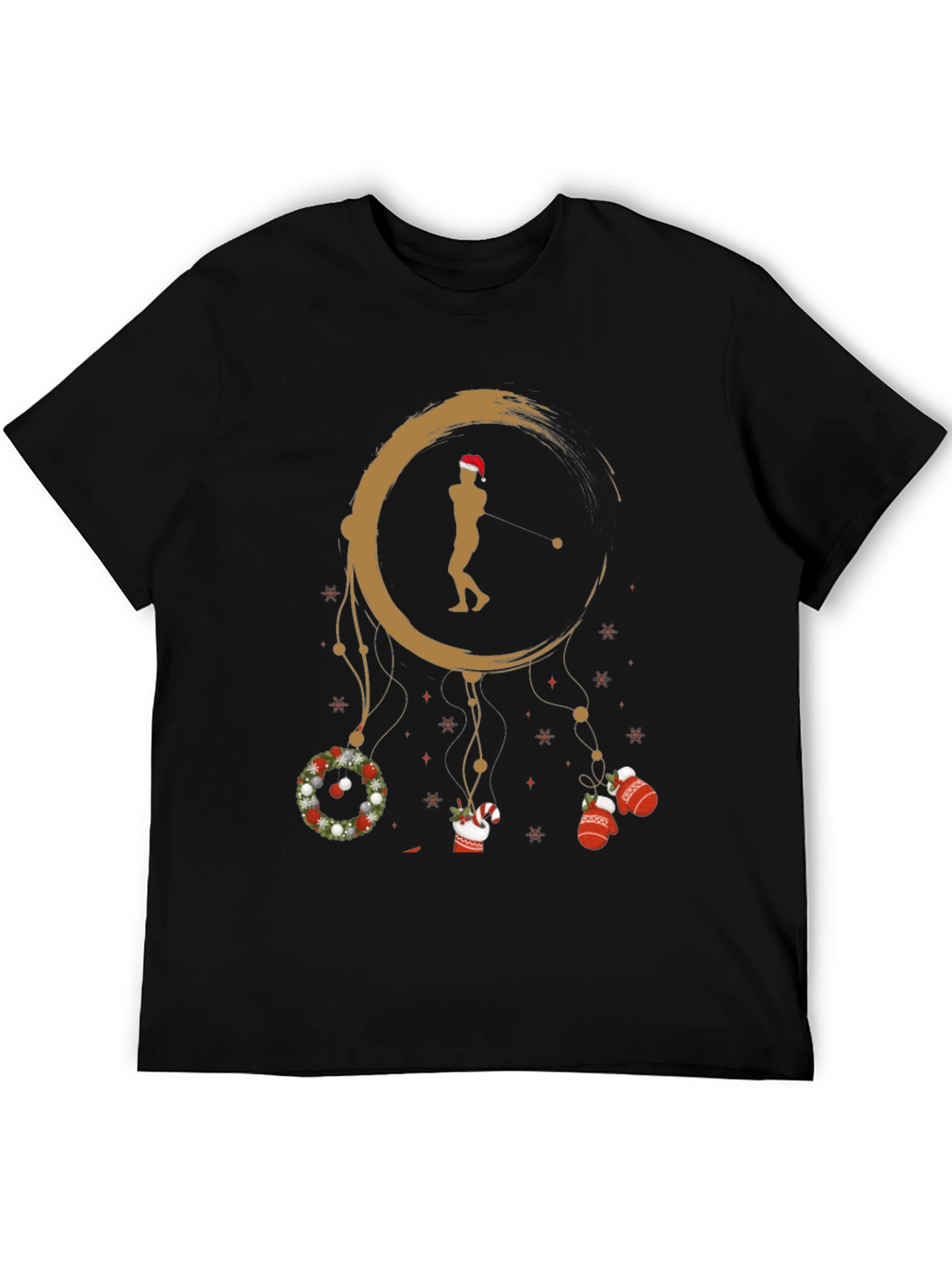 Festive Golfer Dreamcatcher T-Shirt