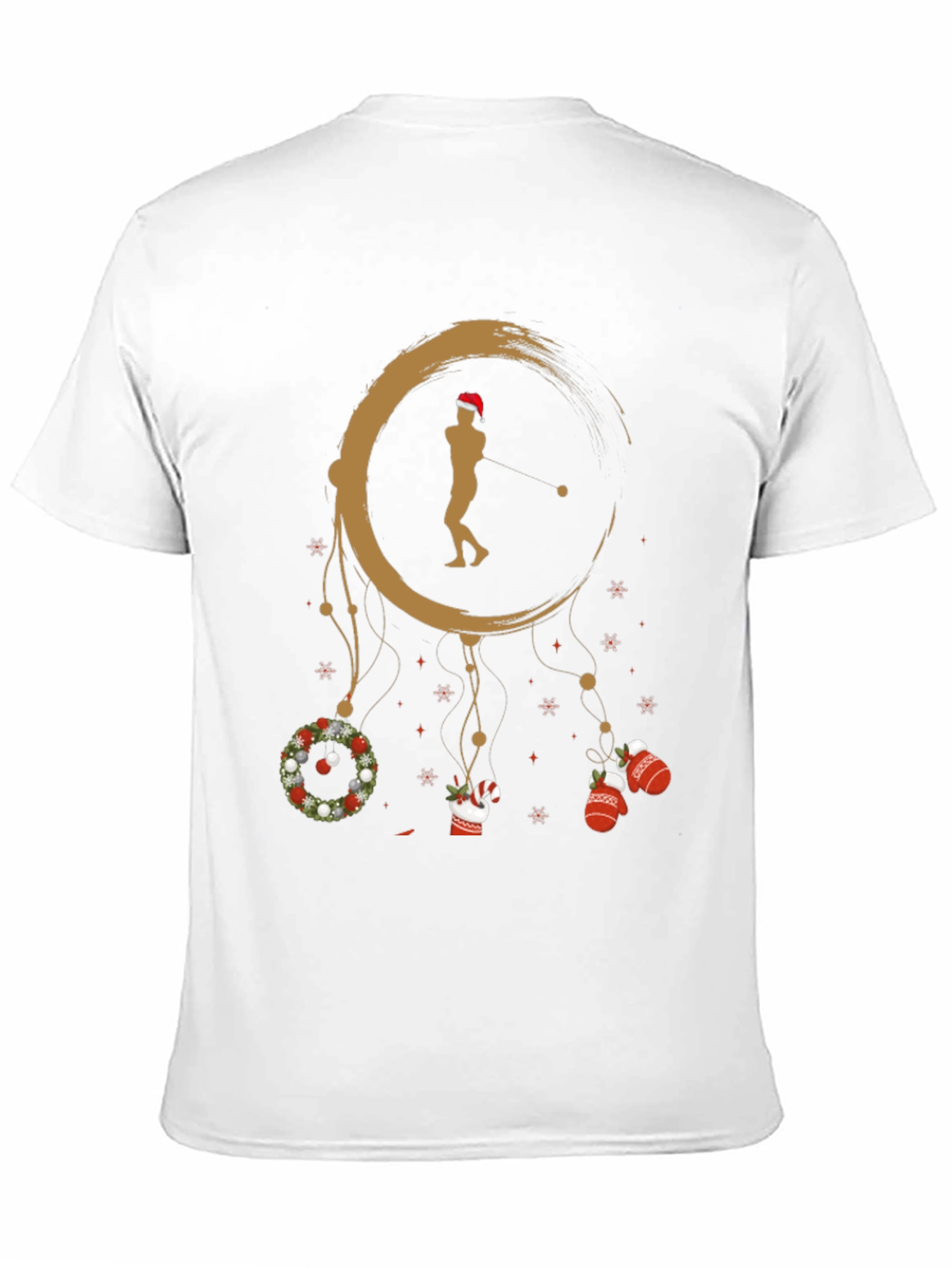 Festive Golfer Dreamcatcher T-Shirt