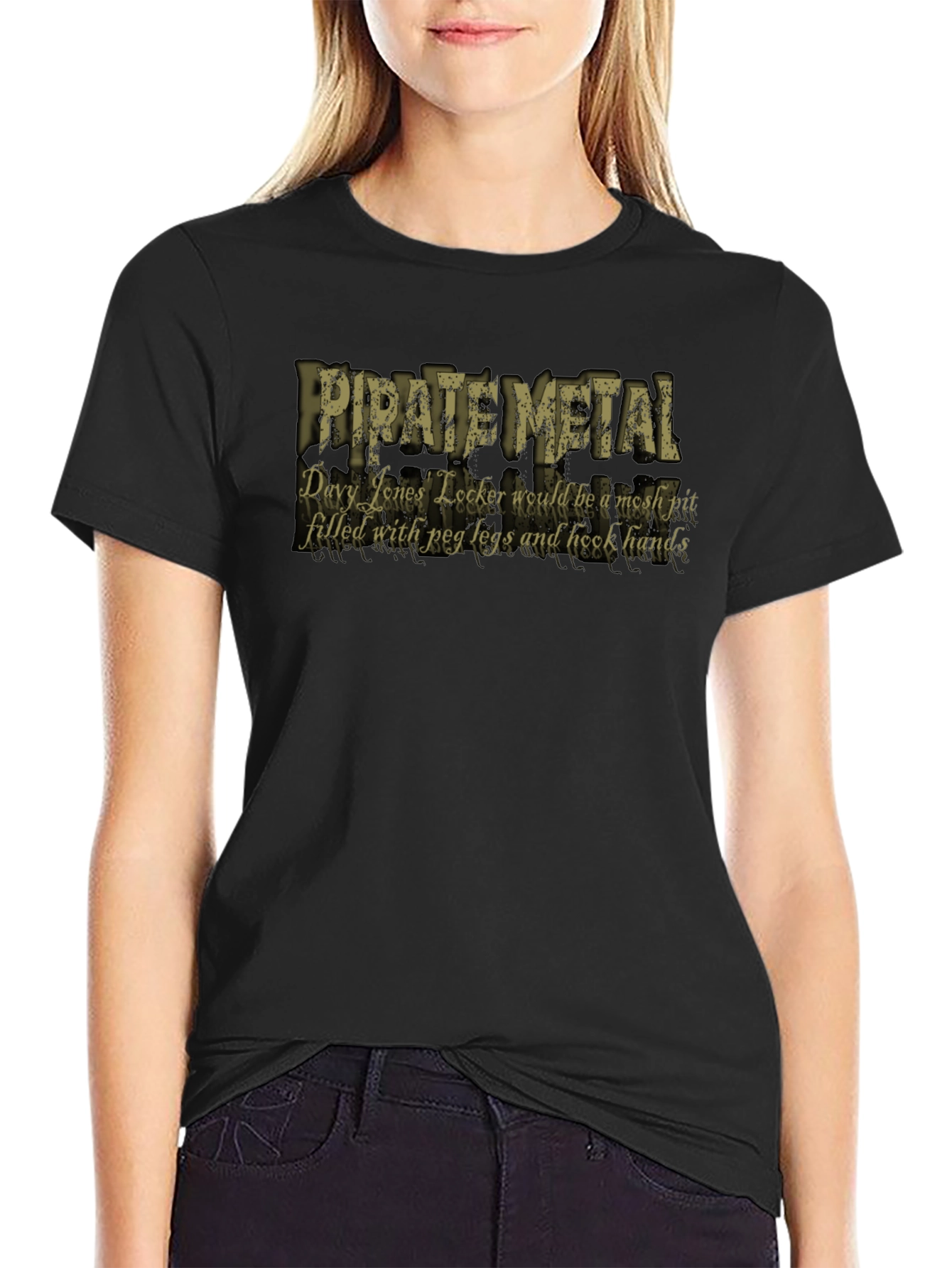 Pirate Metal Graphic T-Shirt