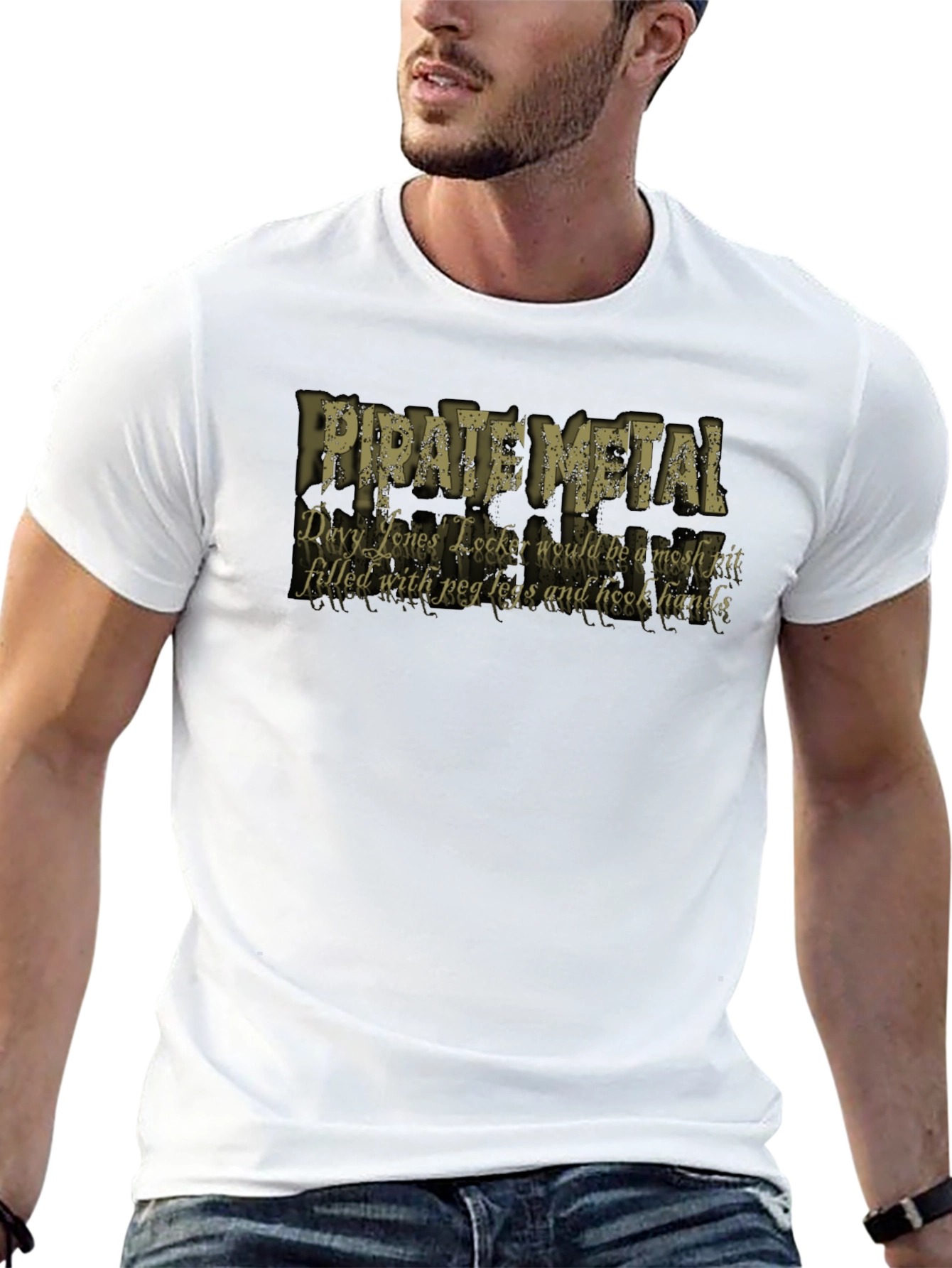 Pirate Metal Graphic T-Shirt