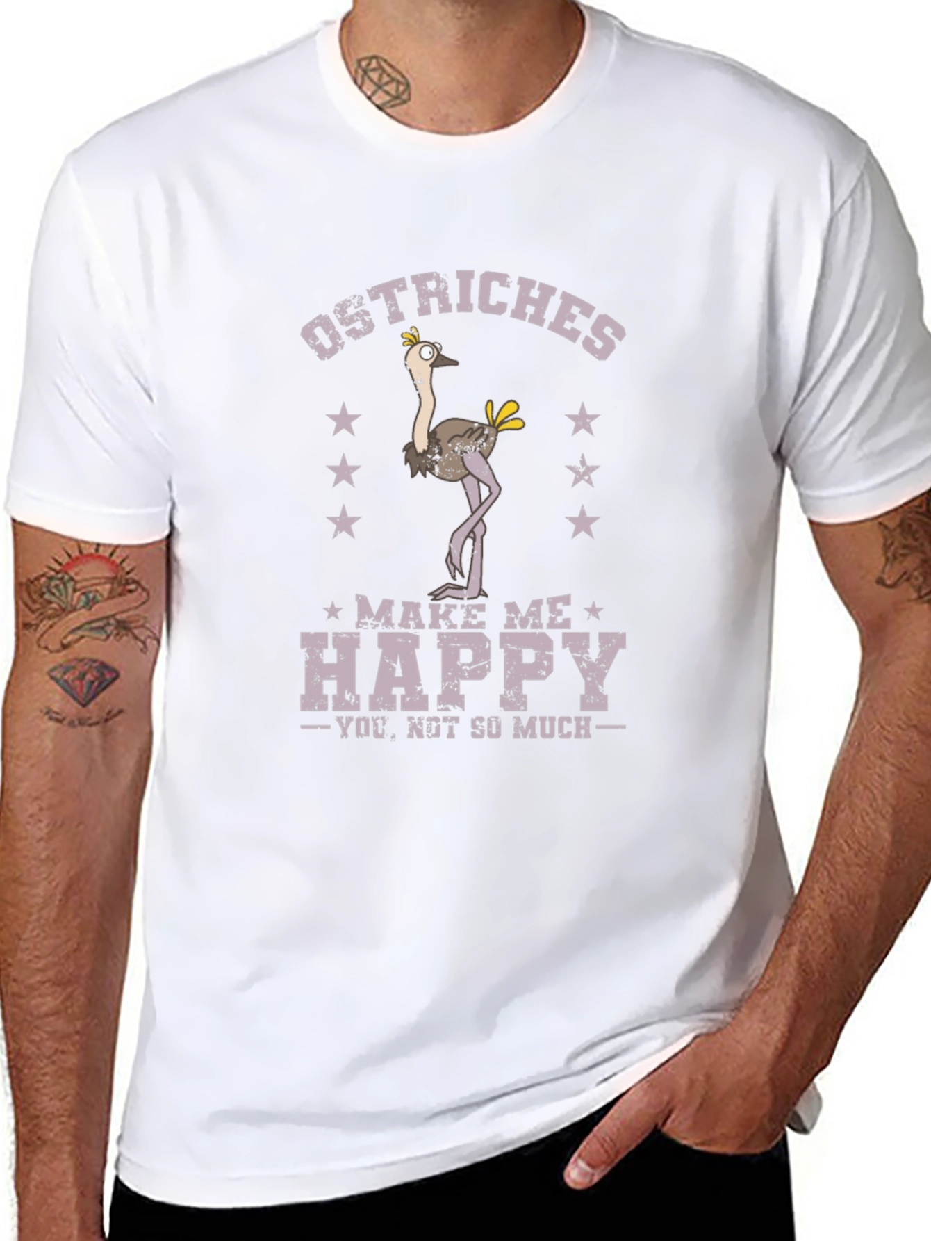 Ostrich Lover Graphic Tee - Humor T-Shirt
