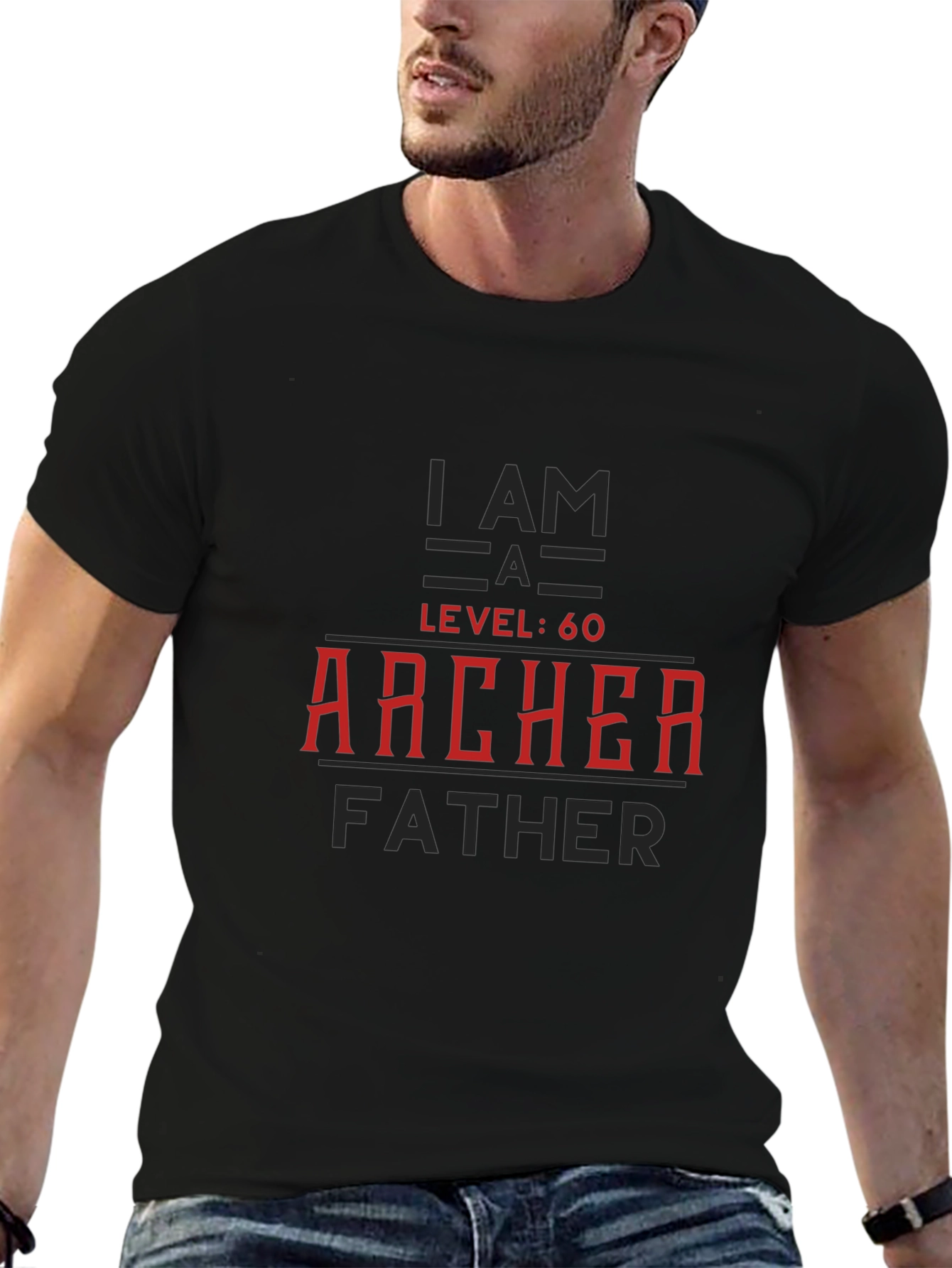 Archer Father Level 60 Graphic Tee