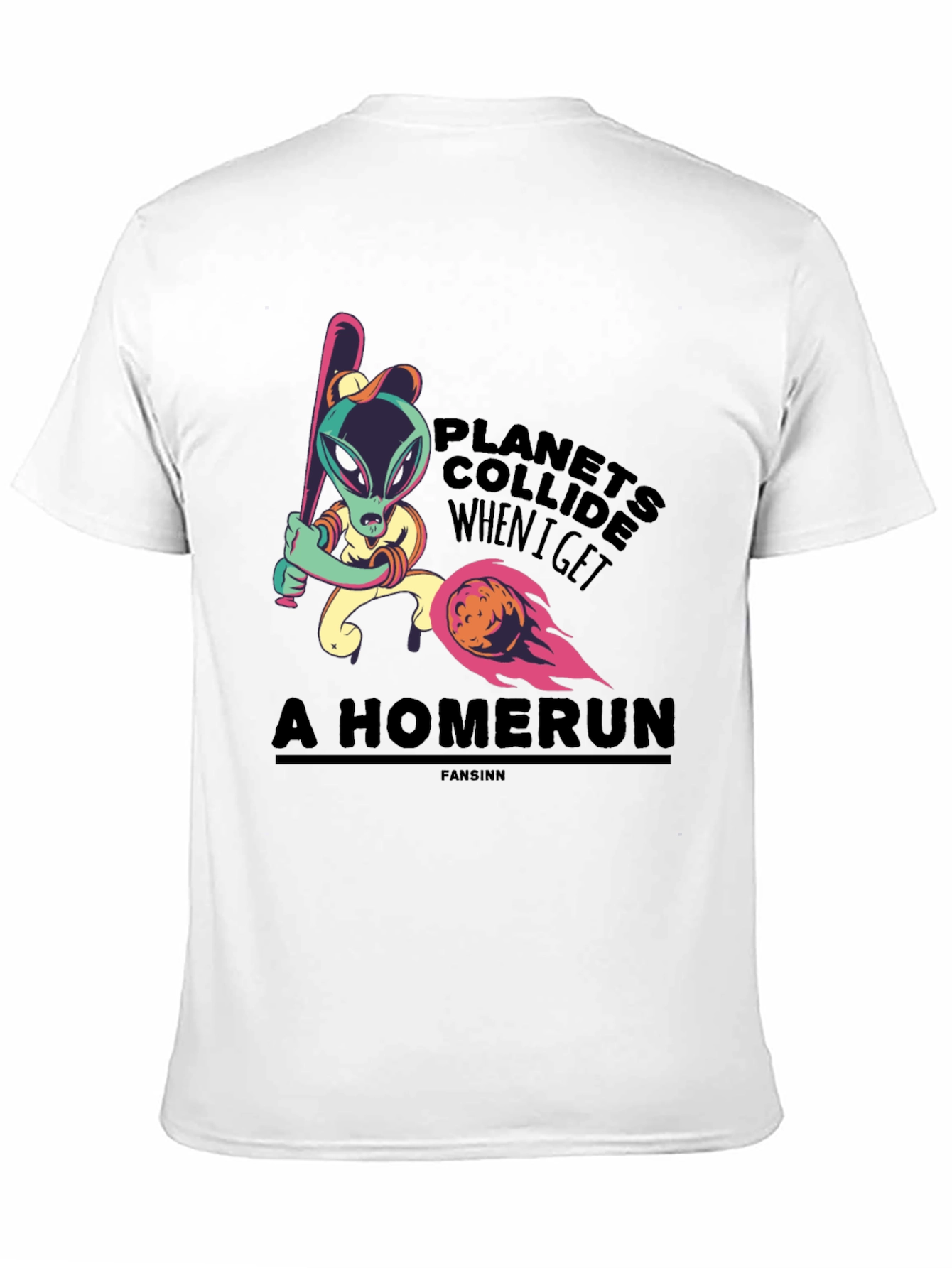 Planets Collide Alien Homerun T-Shirt