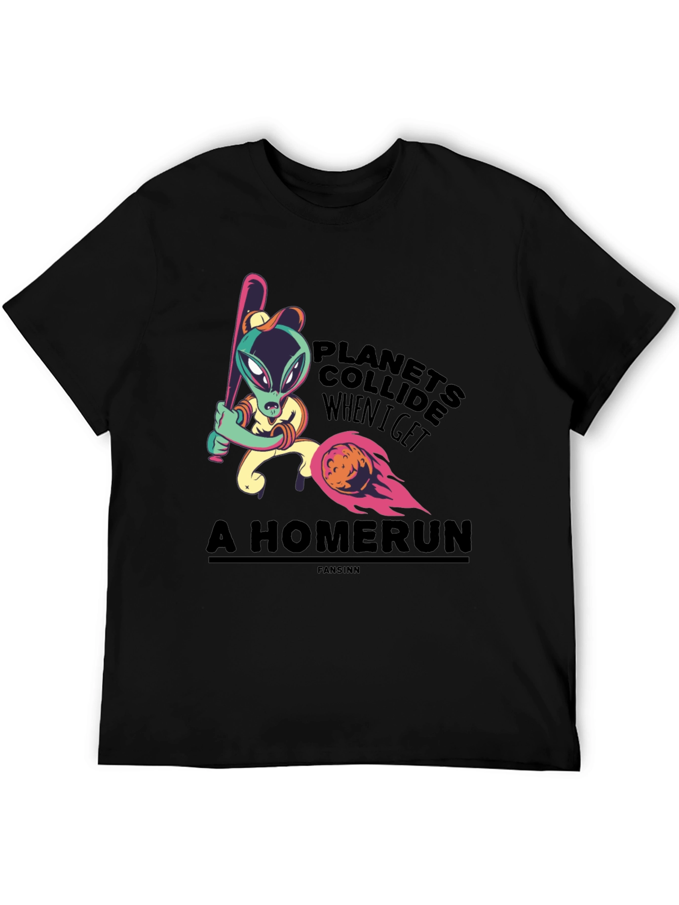 Planets Collide Alien Homerun T-Shirt