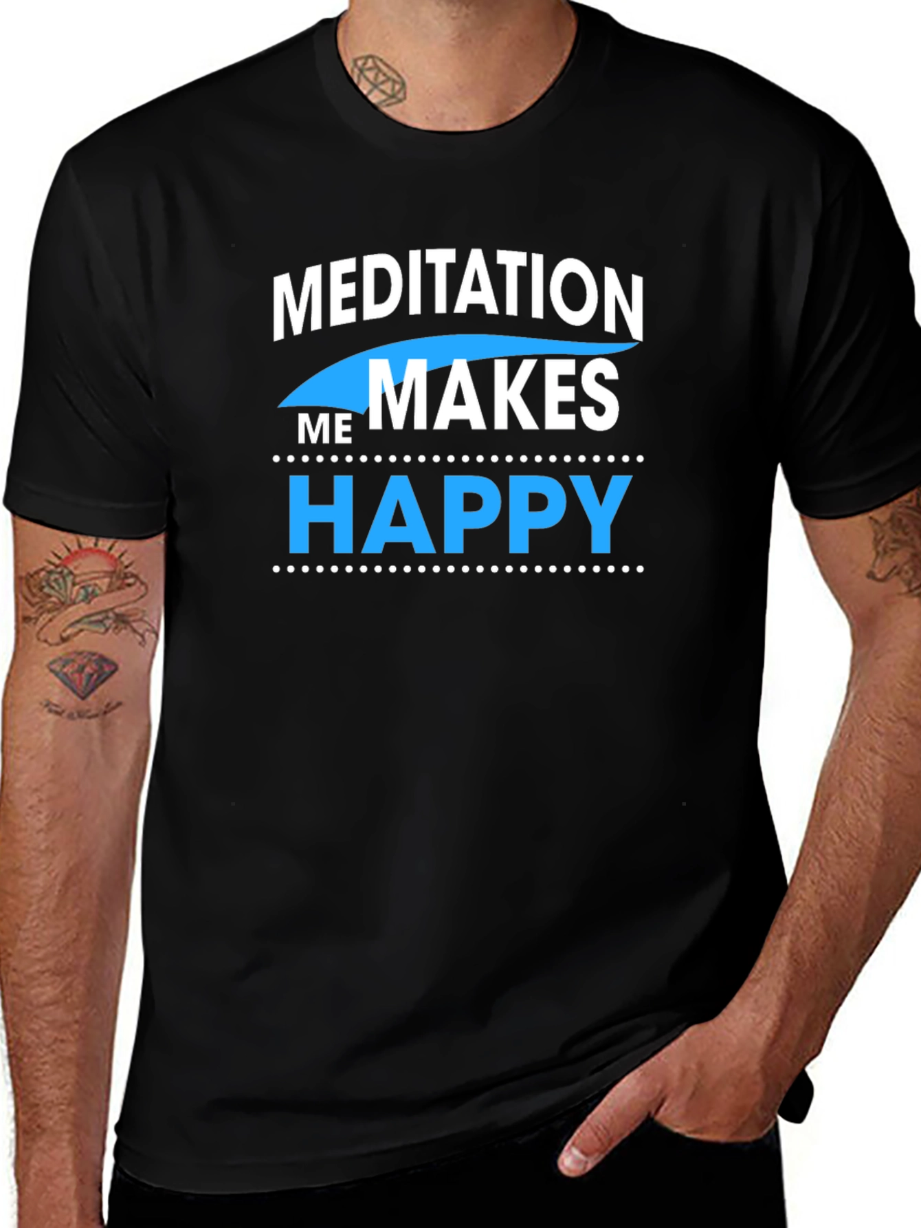 Meditation Makes Me Happy T-Shirt