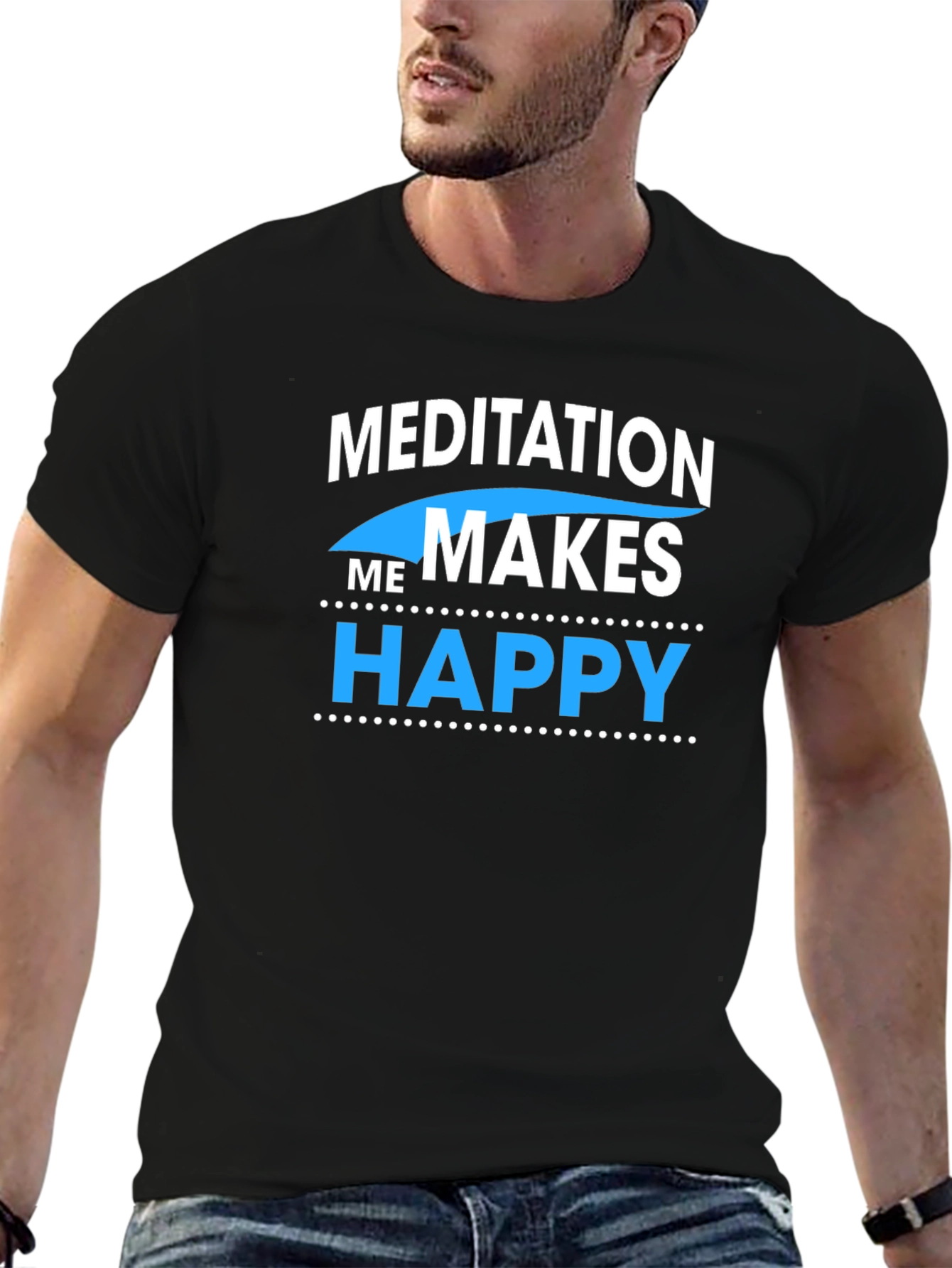 Meditation Makes Me Happy T-Shirt