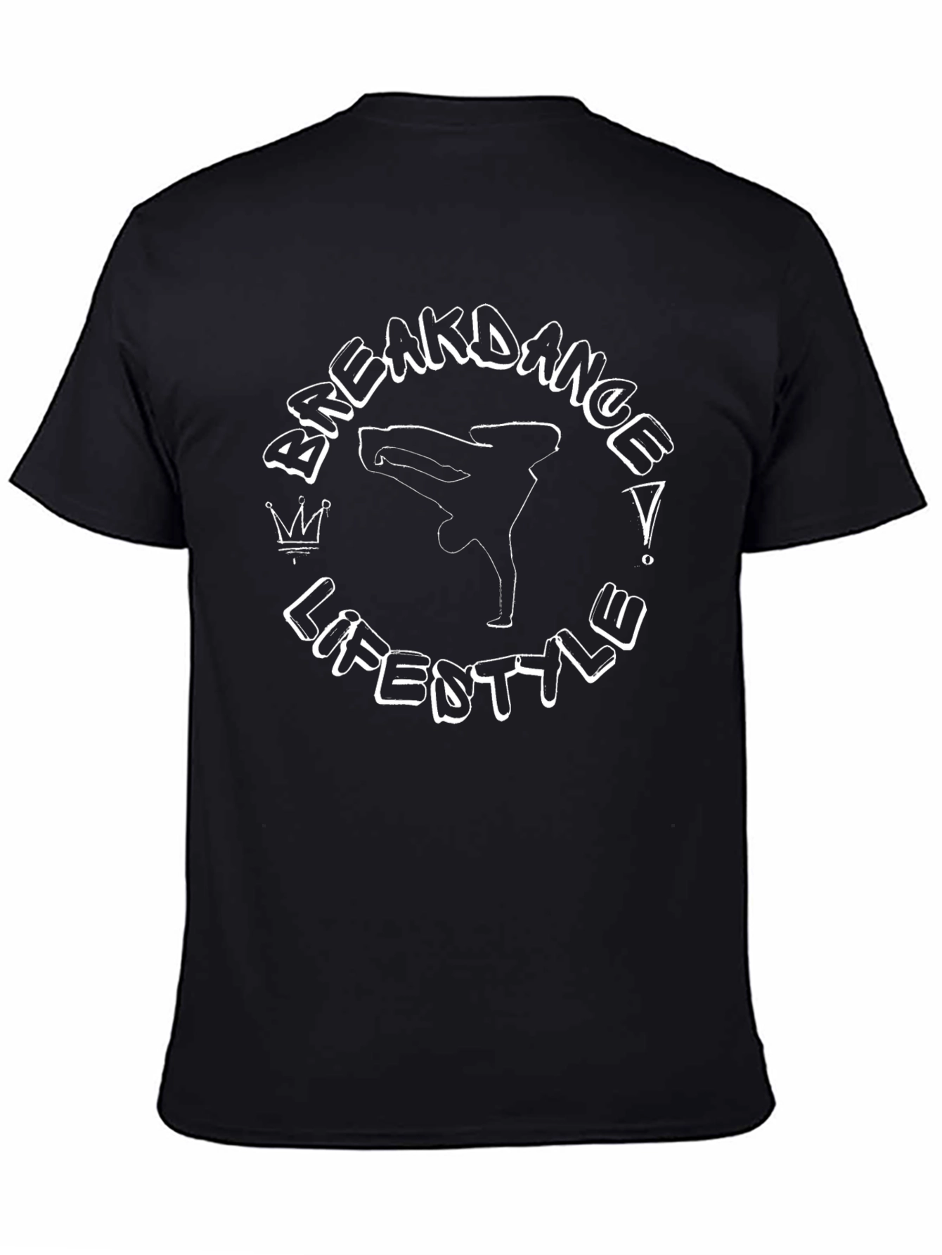 Breakdance Lifestyle Black Graphic Tee