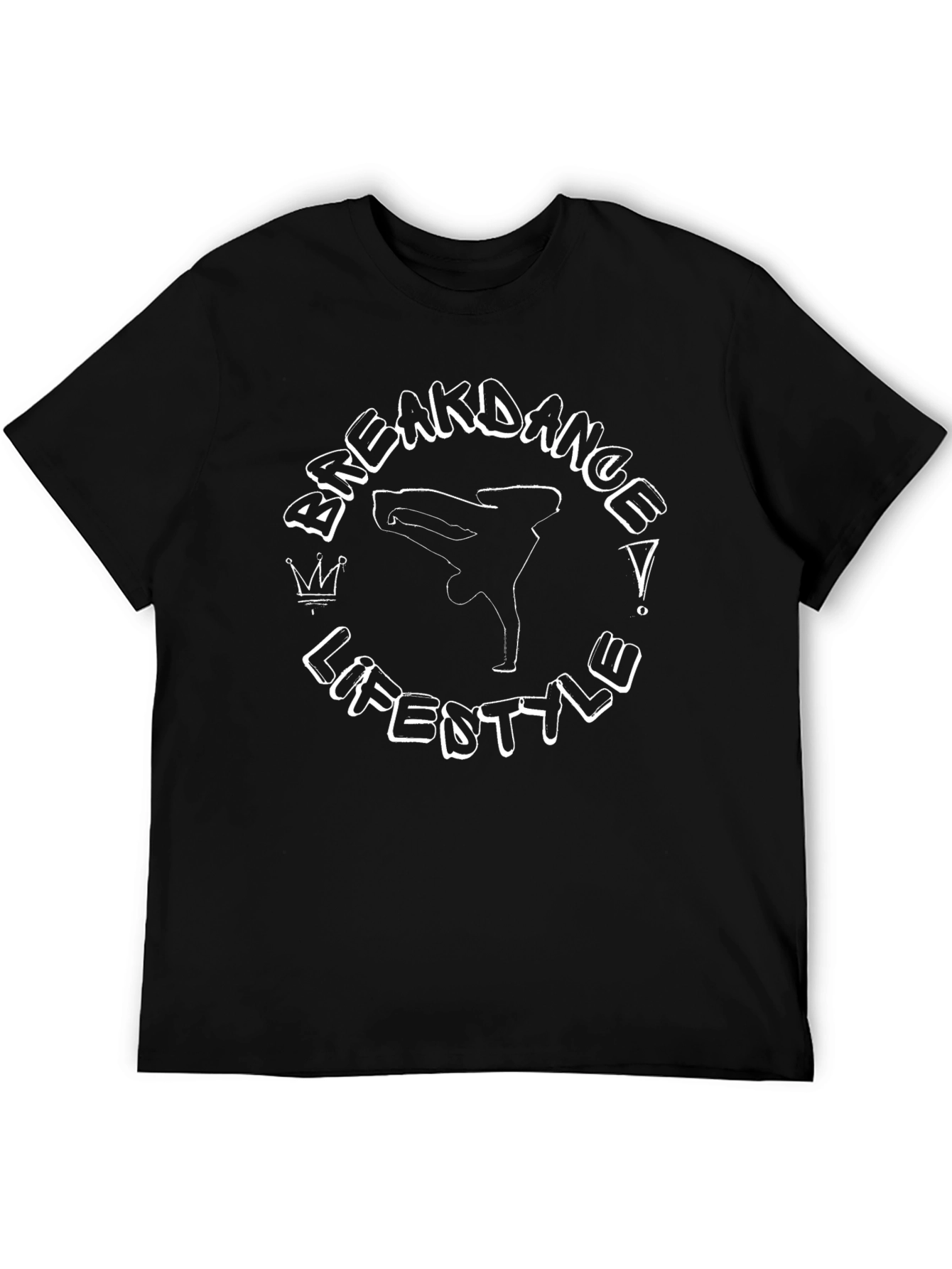 Breakdance Lifestyle Black Graphic Tee