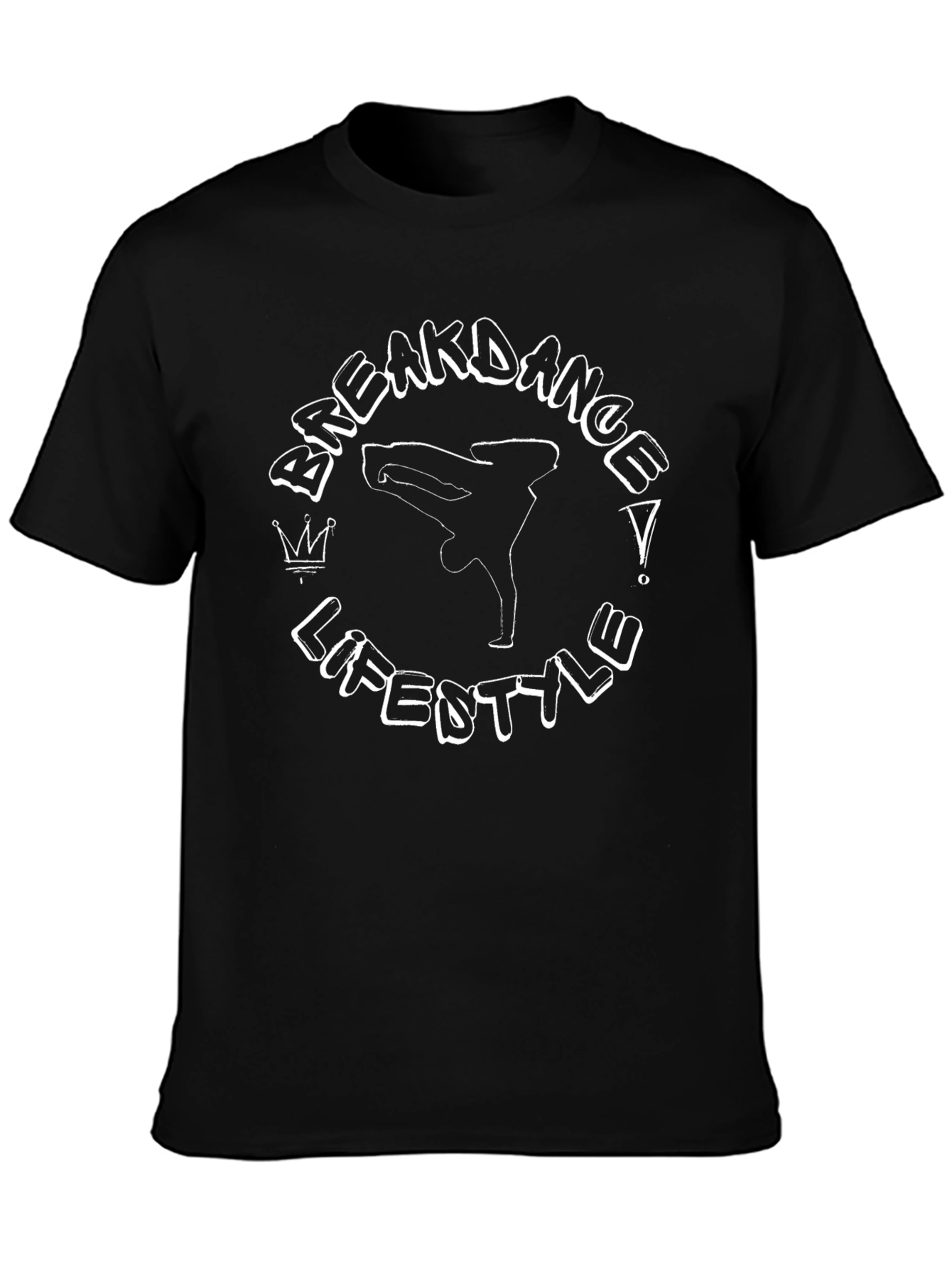 Breakdance Lifestyle Black Graphic Tee
